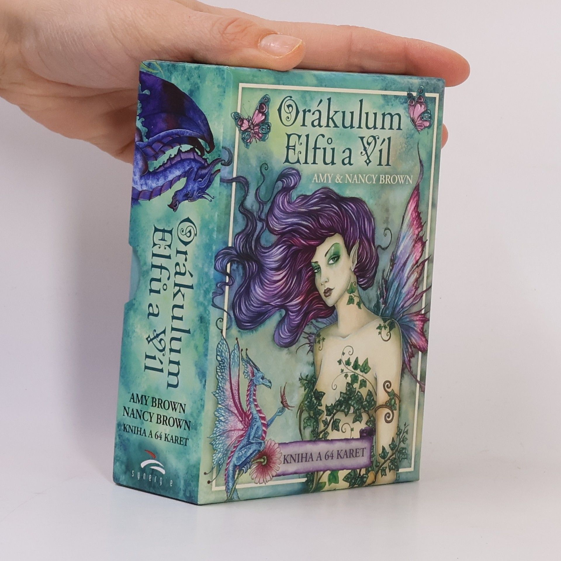 Eva Samih Orákulum elfů a víl. Kniha a 64 karet.
