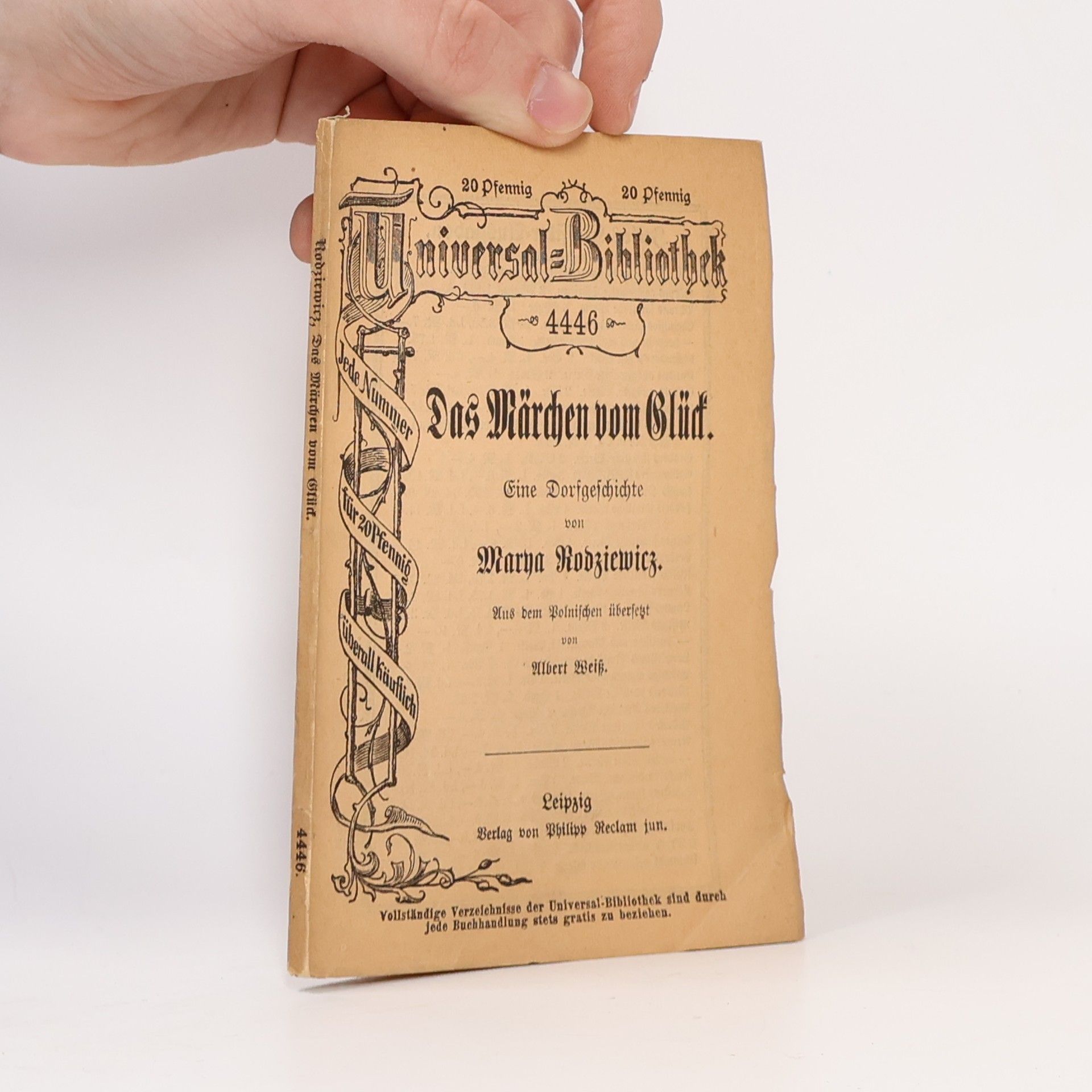 Maria Rodziewiczówna Das Märchen vom Glück