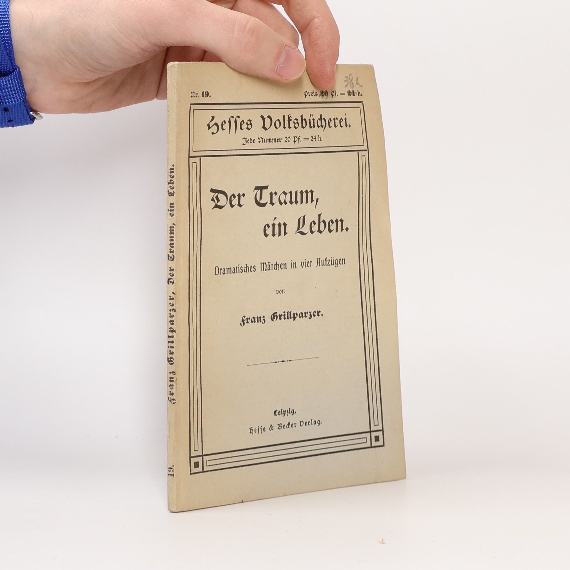 Franz Grillparzer Der Traum ein Leben