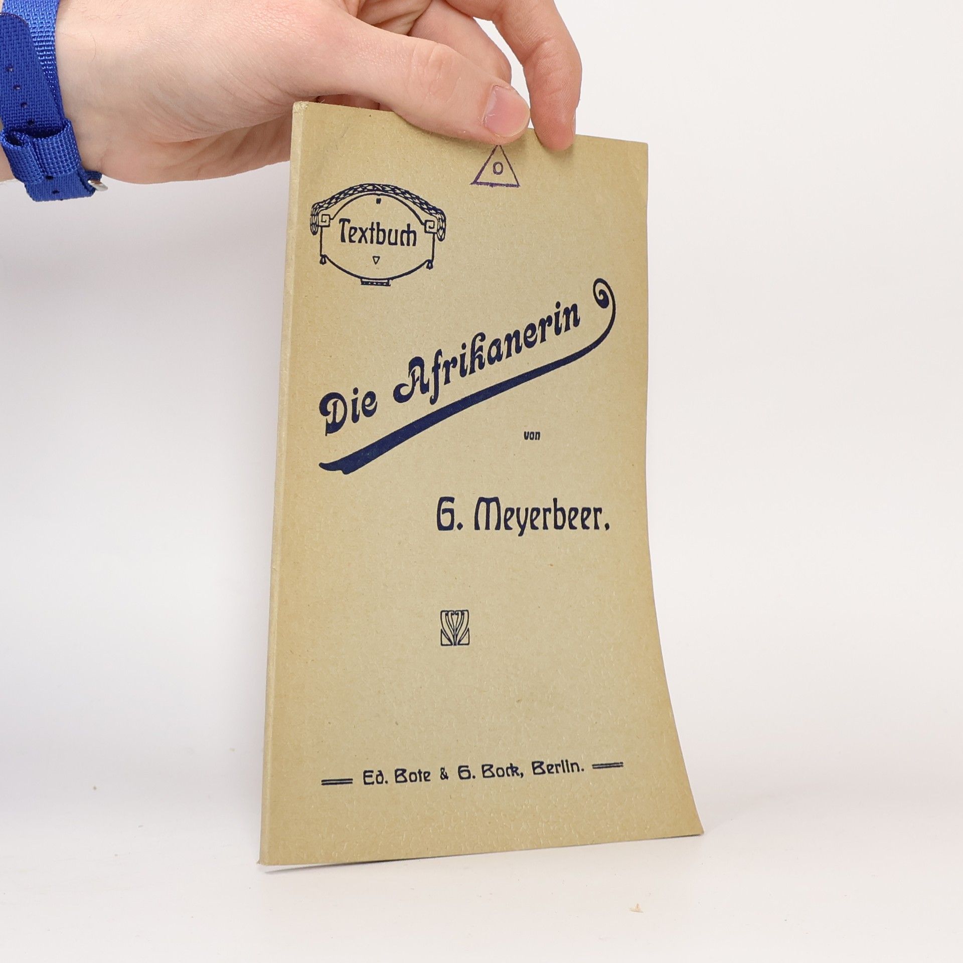 G. Meyerbeer Die Afrikanerin.