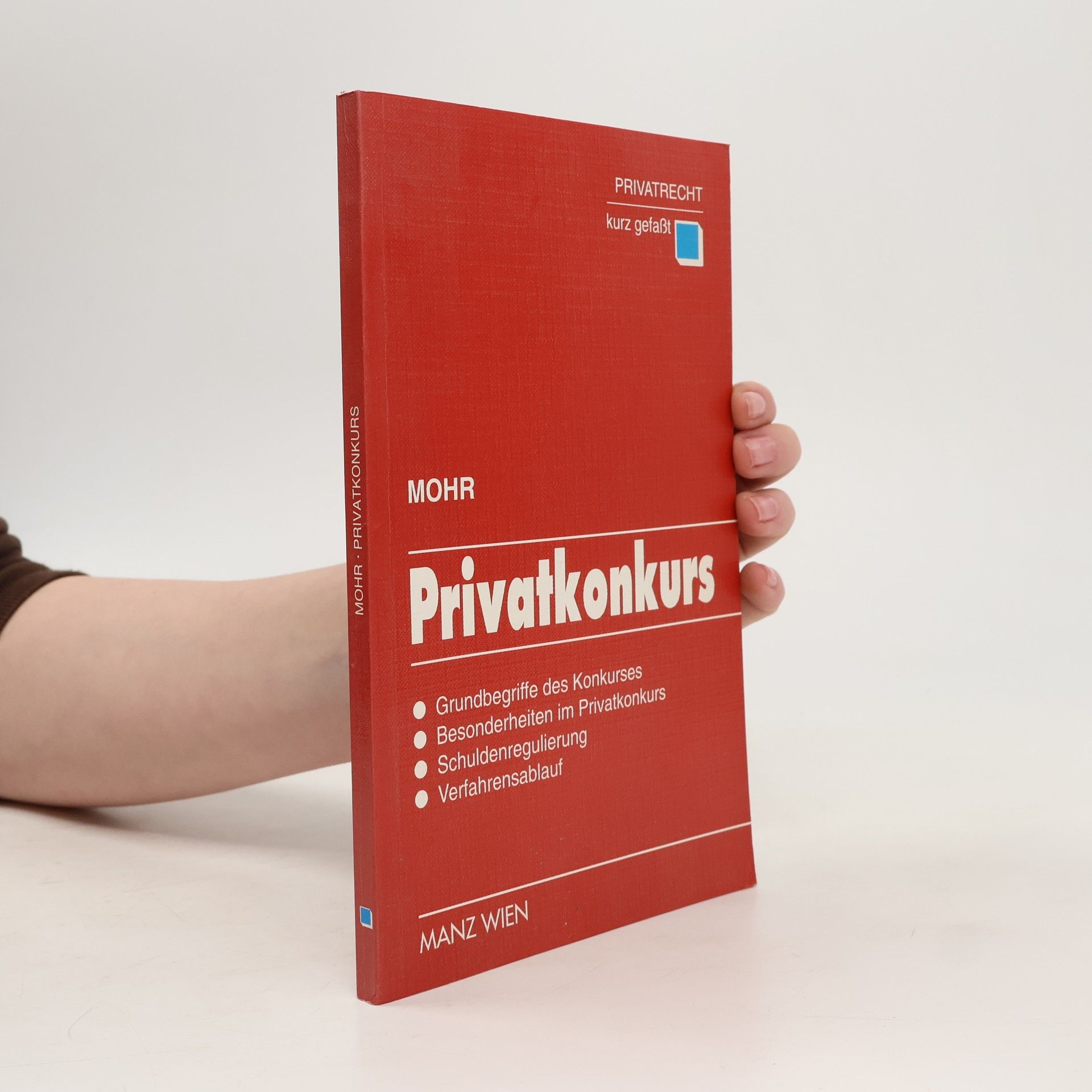 Franz Mohr Privatkonkurs