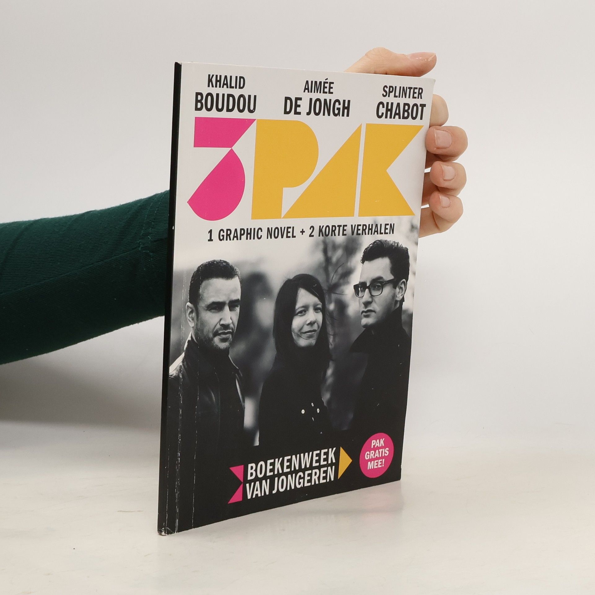 Khalid Boudou 3PAK 2021. Een graphic novel en twee korte verhalen ter gelegenheid van de Boekenweek van Jongeren 2021