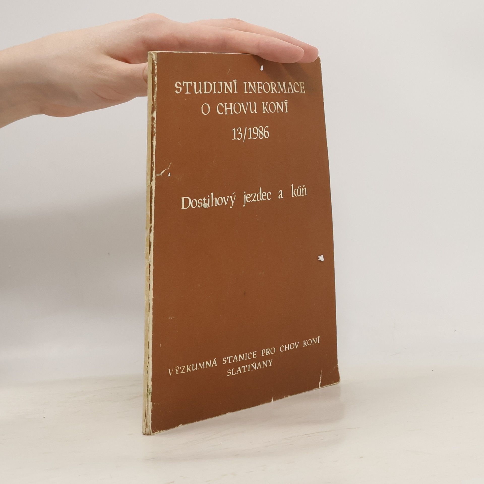 kolektiv Studijní informace o chovu koní 13/1986