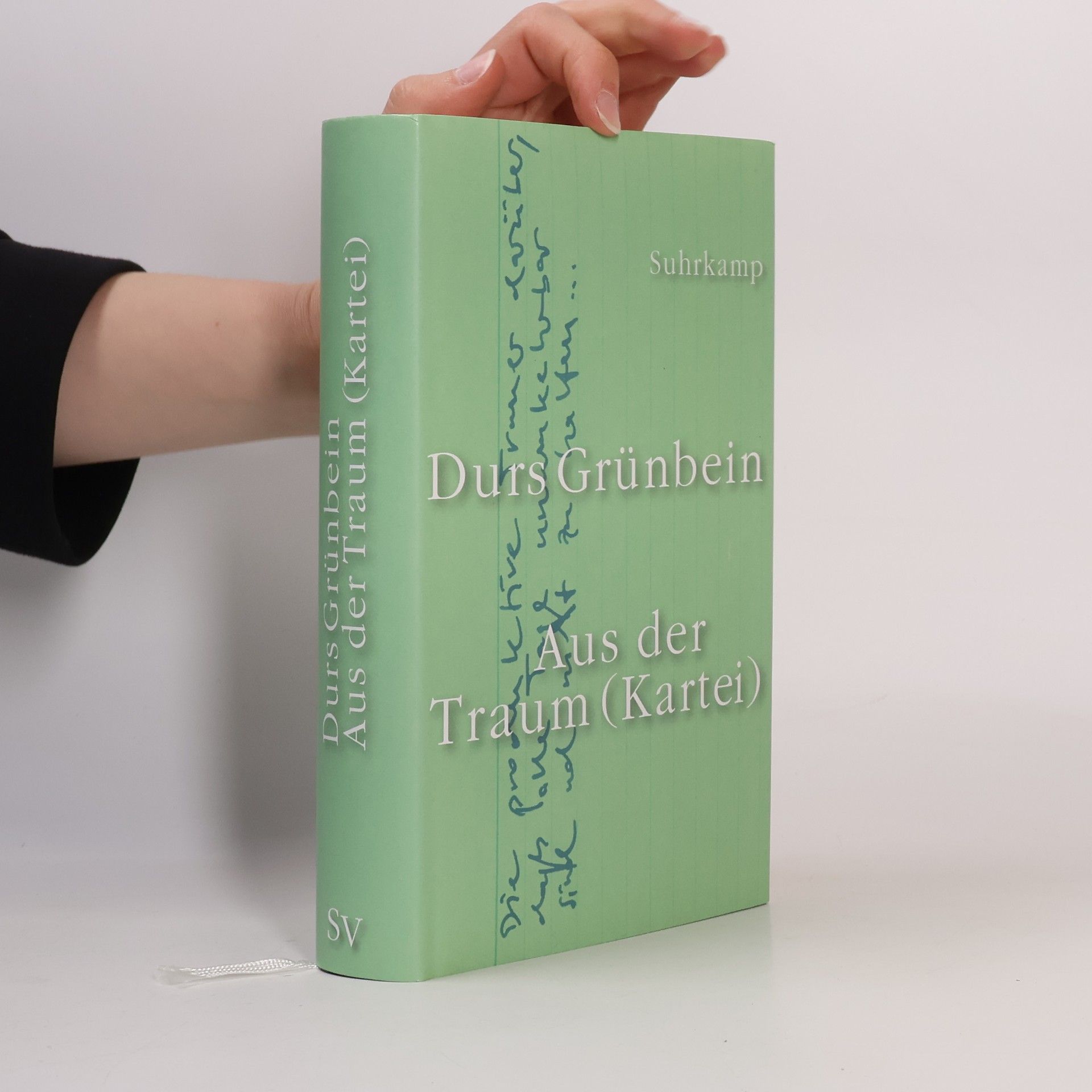 Durs Grünbein Aus der Traum (Kartei)