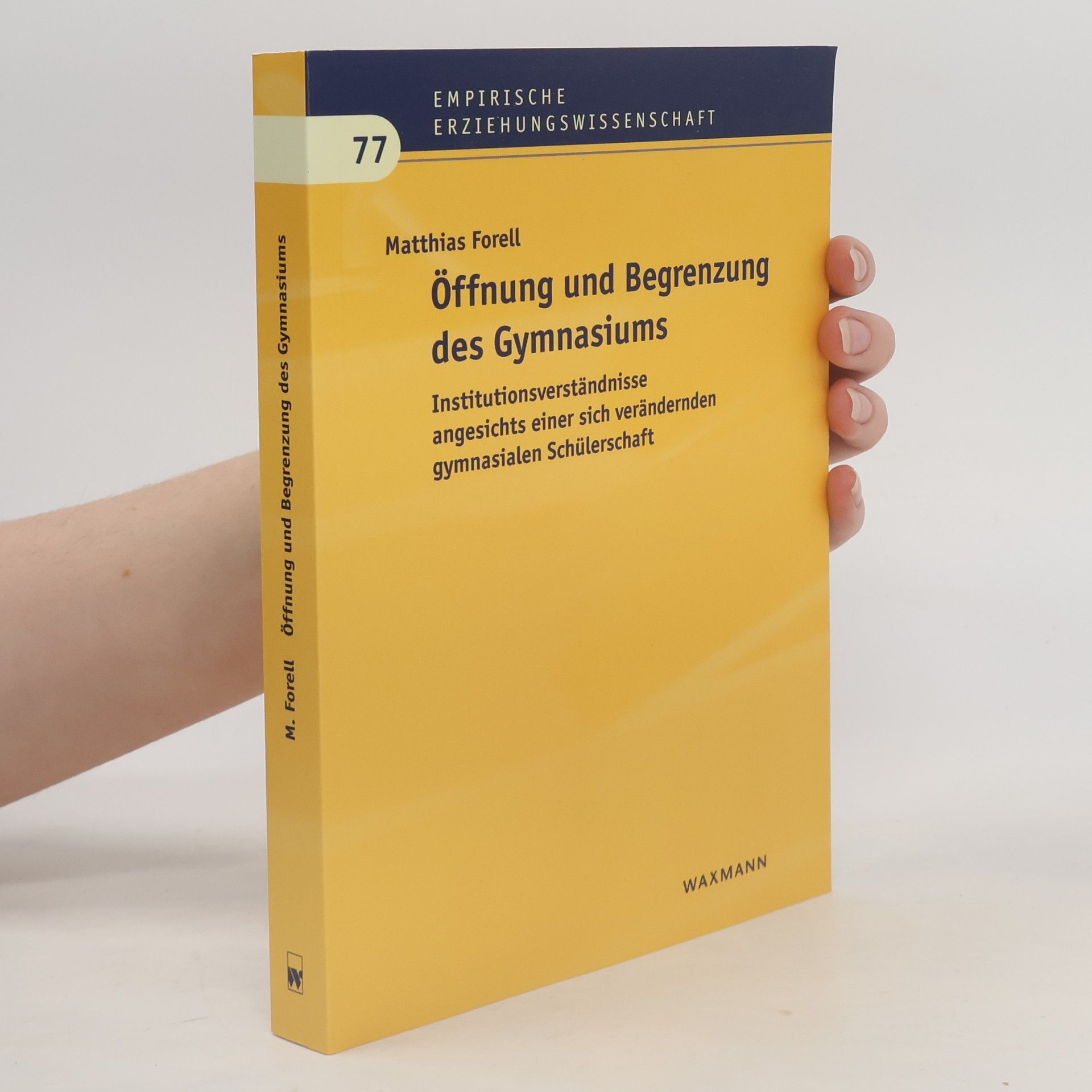 Matthias Forell Öffnung und Begrenzung des Gymnasiums