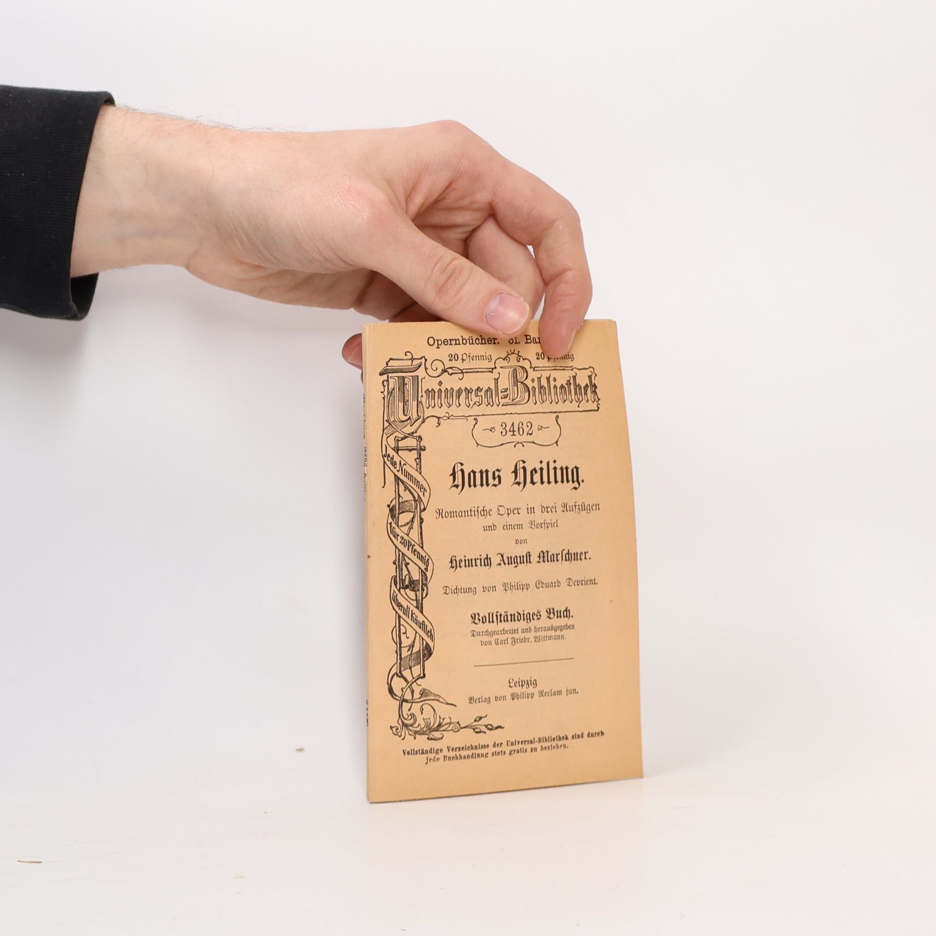 Heinrich August Marschner Hans Heiling