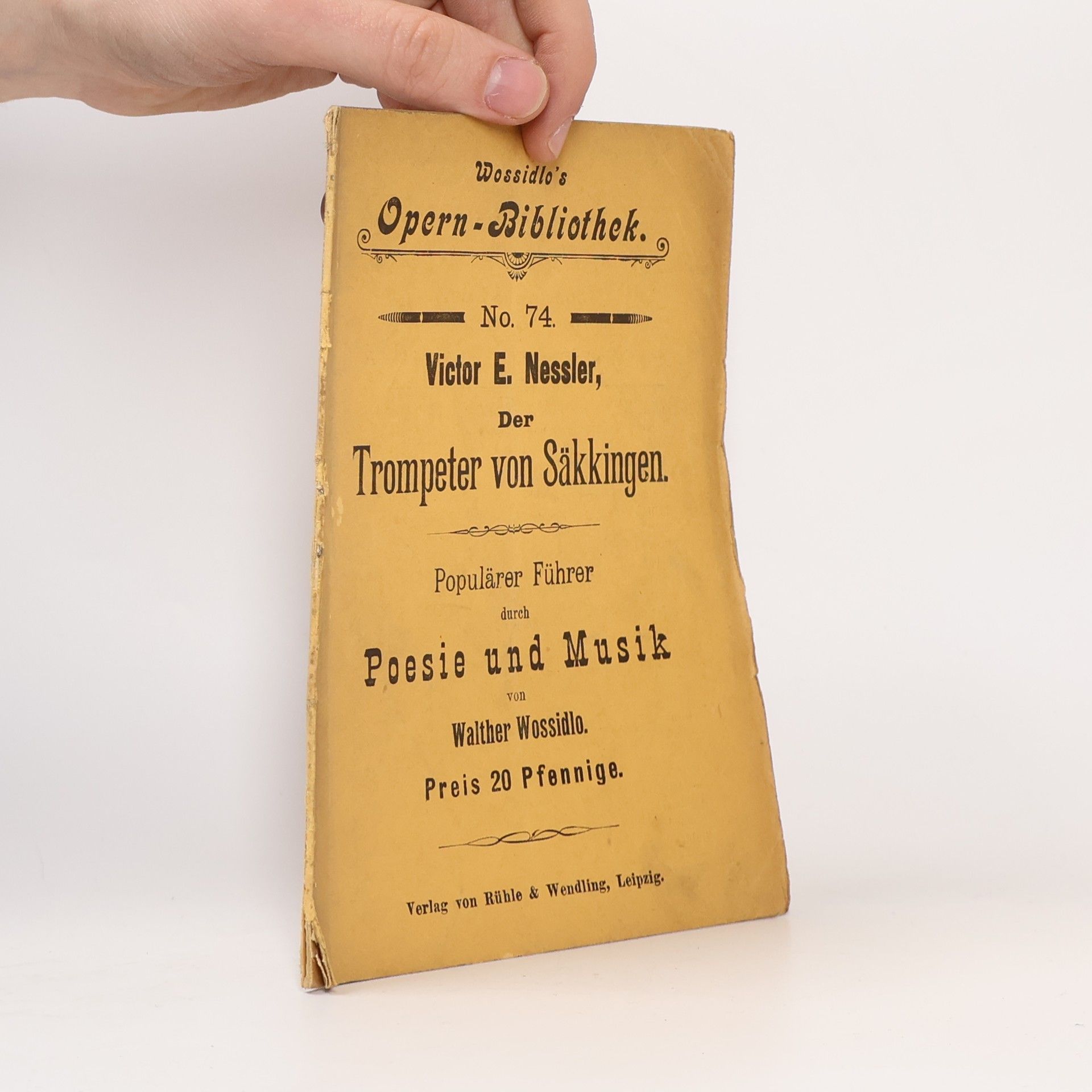 Victor E. Nessler Der Trompeter Von Säkkingen