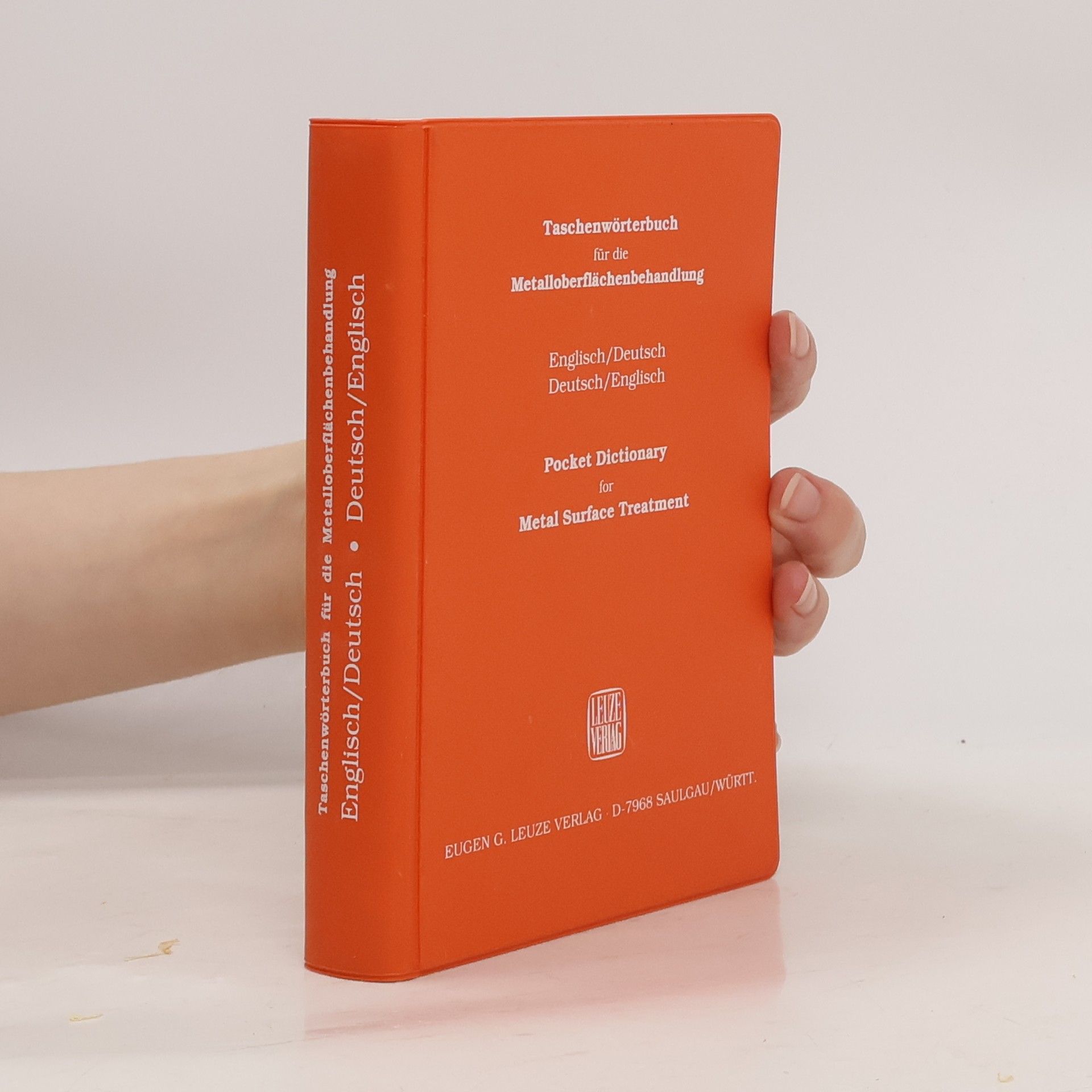 Heinz W. Dettner Pocket Dictionary for Metal Surface Treatment