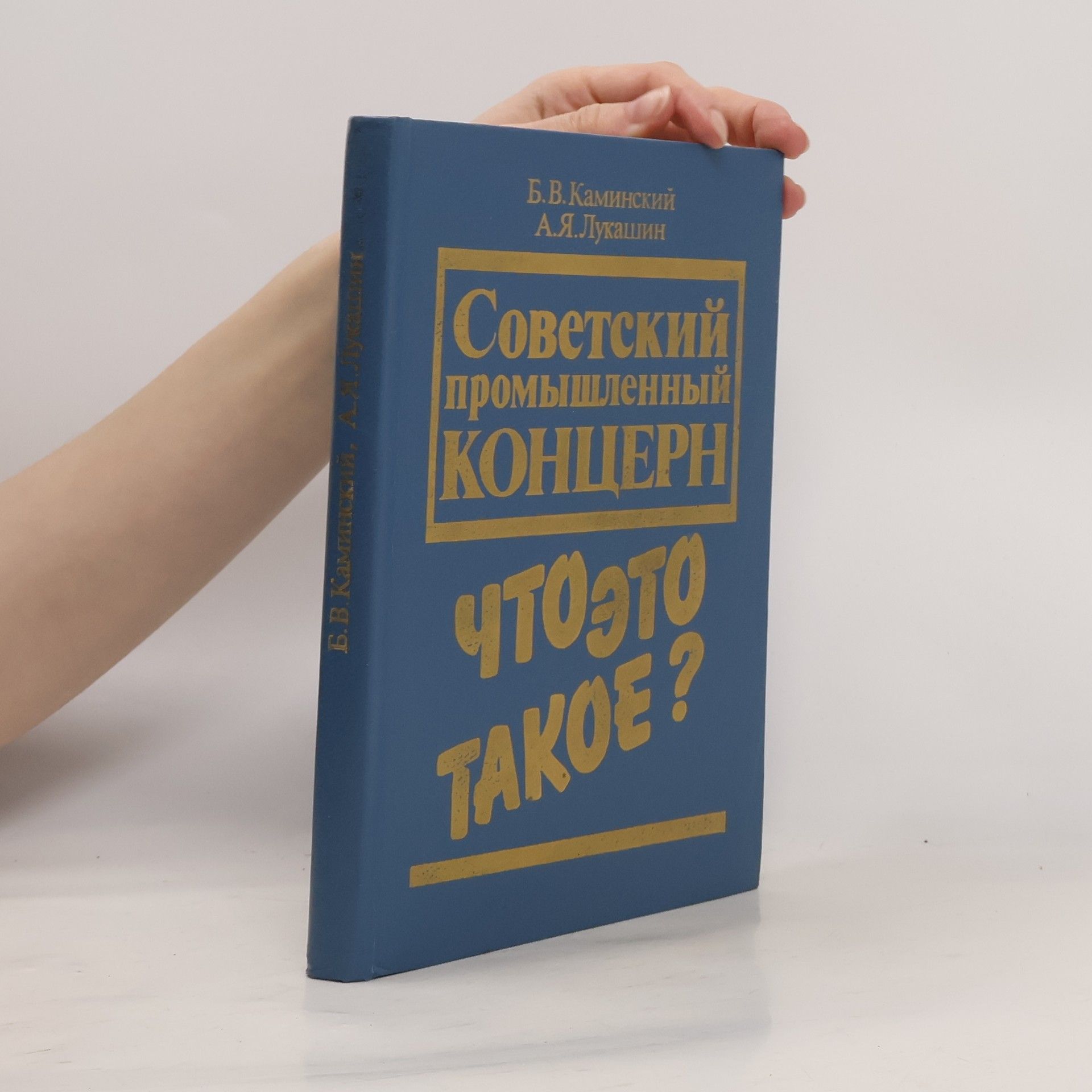 Борис Витальевич Каминский Советский промышленный концерн