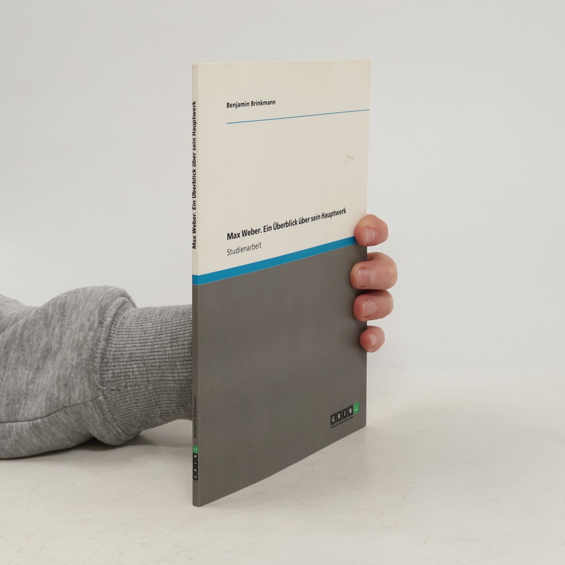 Benjamin Brinkmann Max Weber. Ein Überblick über sein Hauptwerk