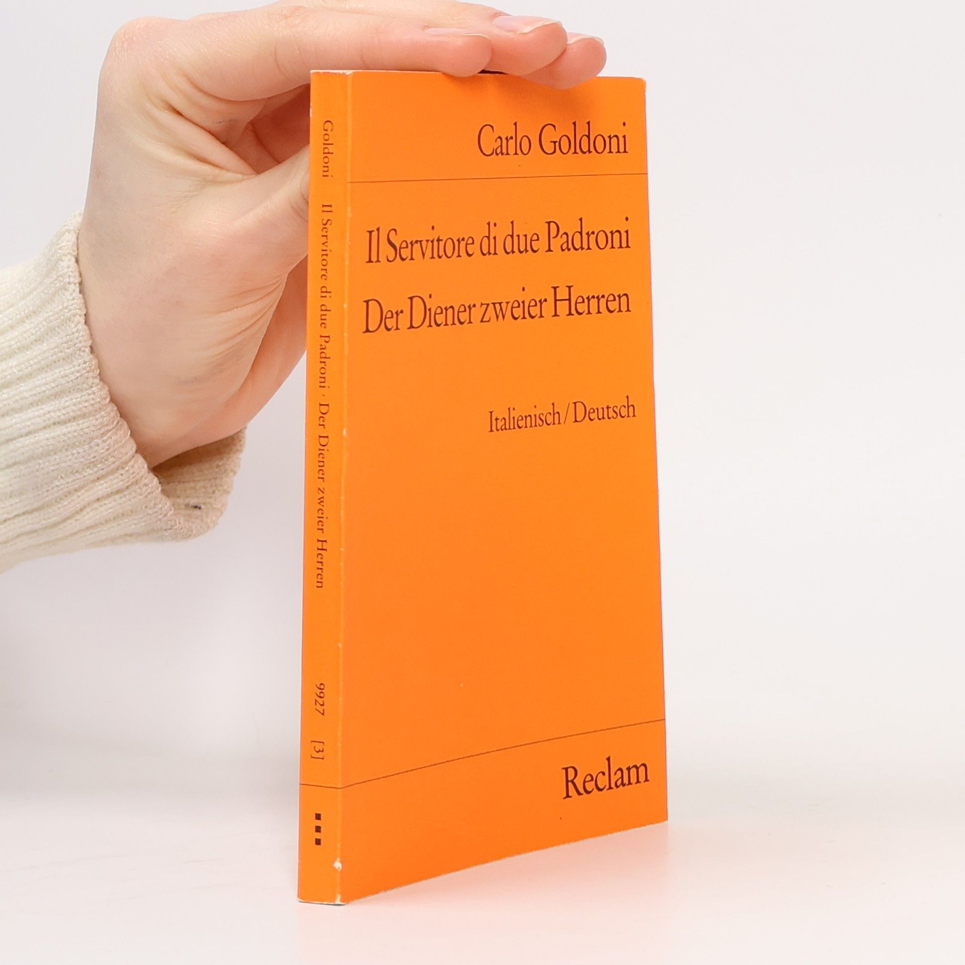 Carlo Goldoni Il Servitore di due Padroni. Der Diener zweier Herren