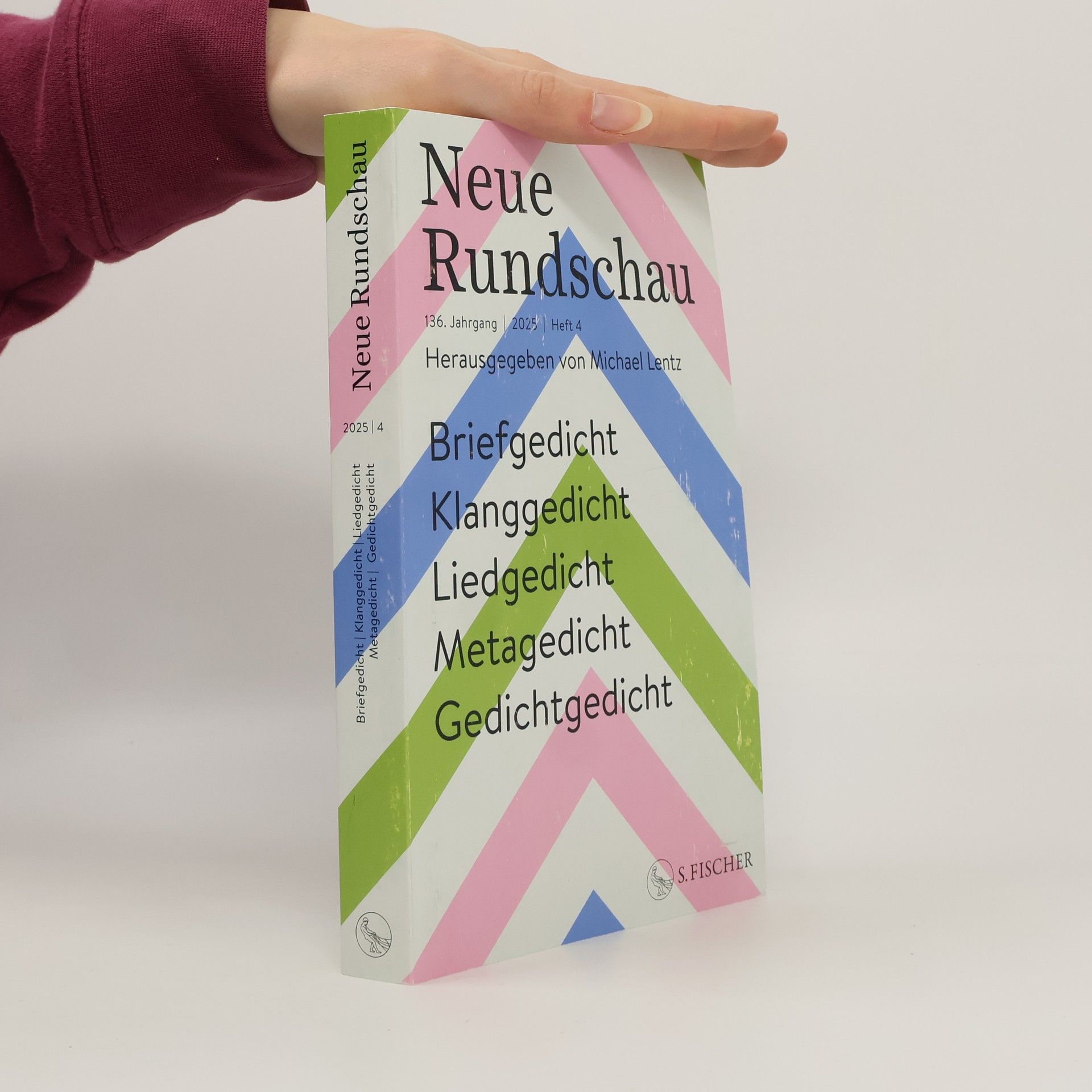 Michael Lentz Neue Rundschau 2025/4