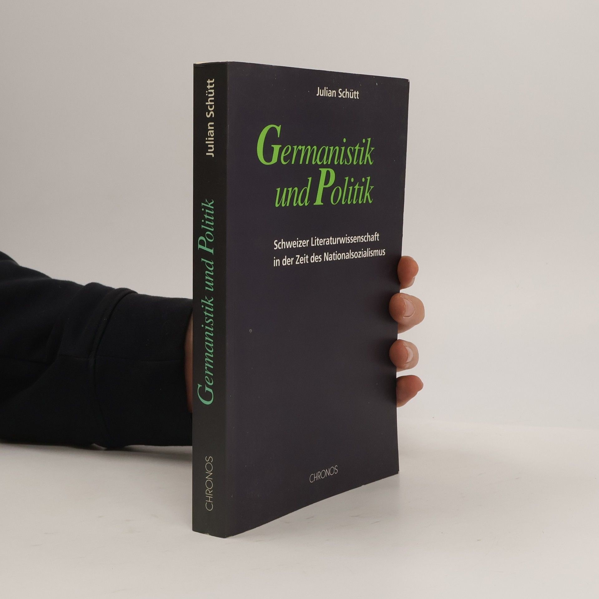 Julian Schütt Germanistik und Politik