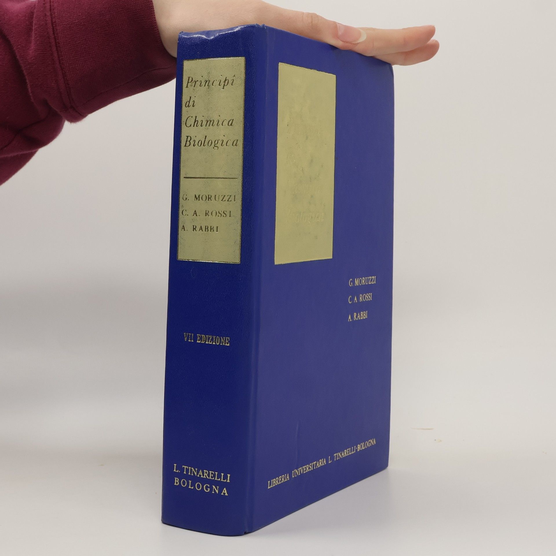 Giovanni Moruzzi Principi di chimica biologica