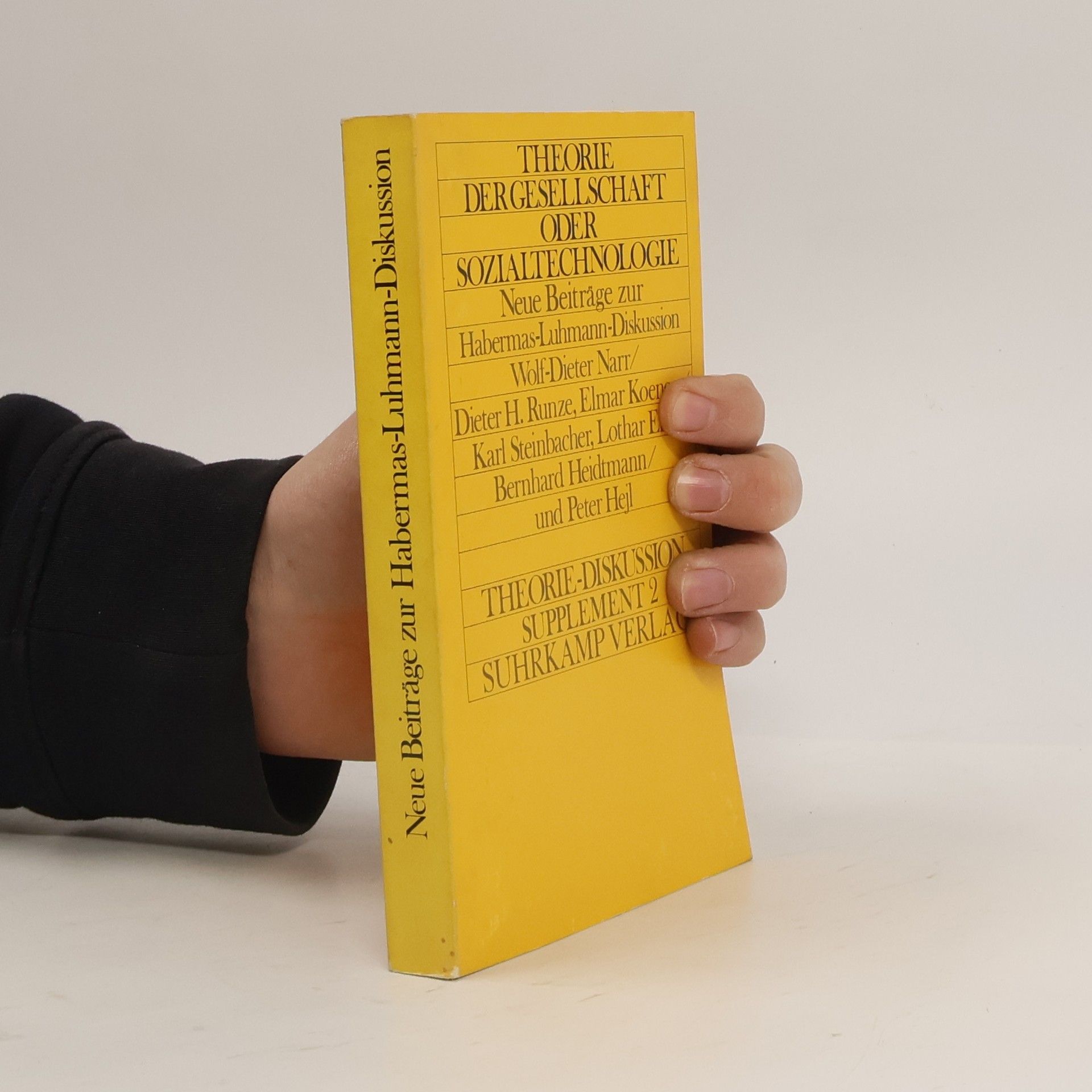 Theorie der Gesellschaft oder Sozialtechnologie. Neue Beiträge zur Habermas-Luhmann-Diskussion