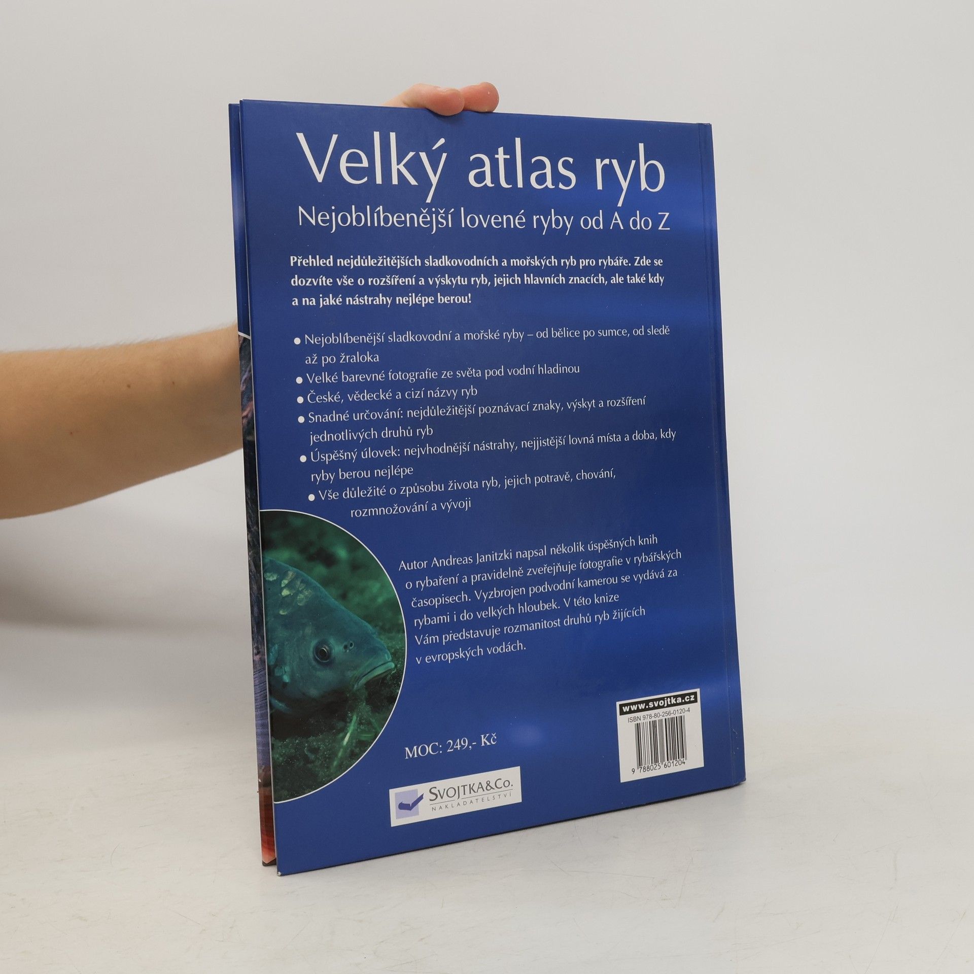 Andreas Janitzki Velký atlas ryb : nejoblíbenější lovené ryby od A do Z