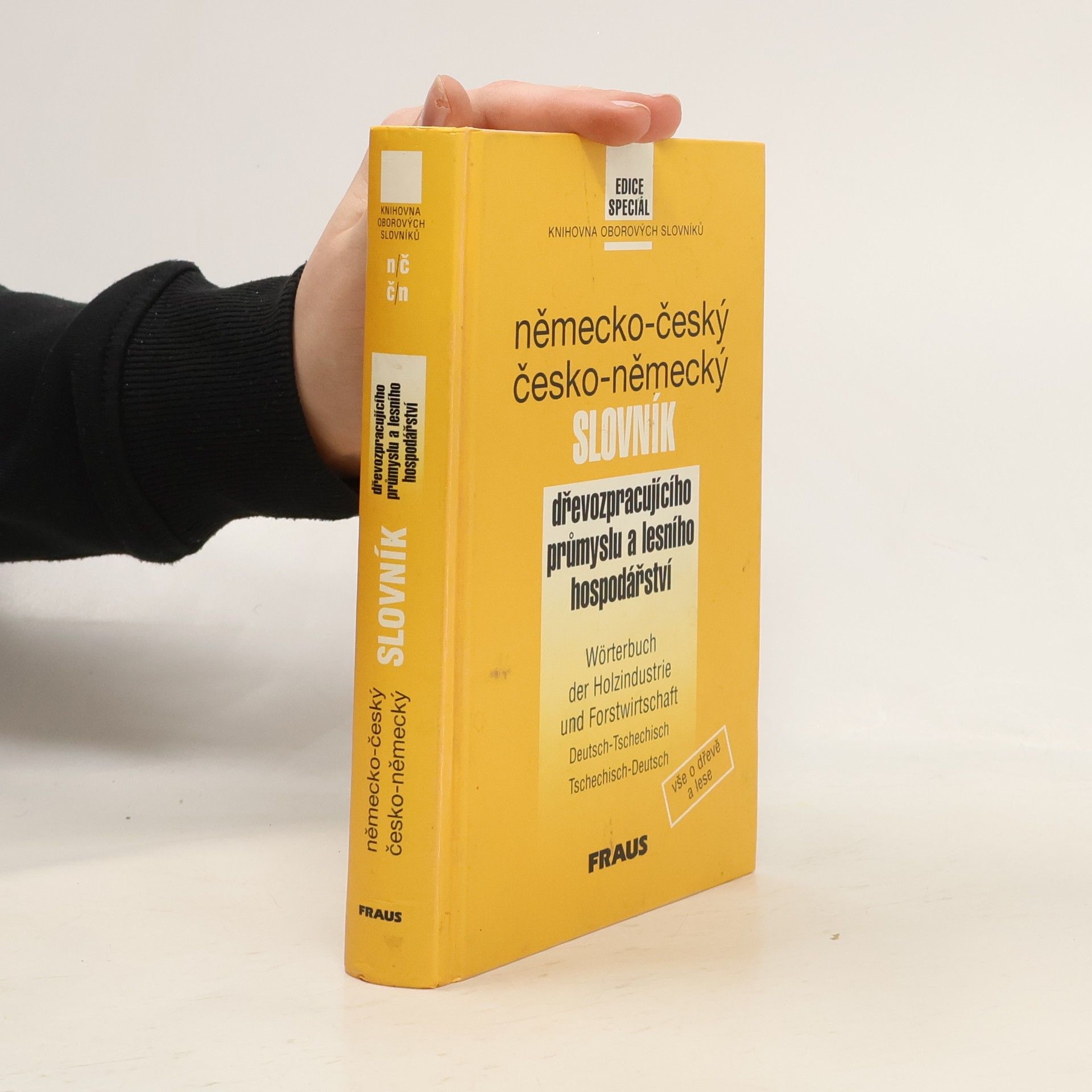 Ivo Vicena Německo-český a česko-německý slovník dřevozpracujícího průmyslu a lesního hospodářství
