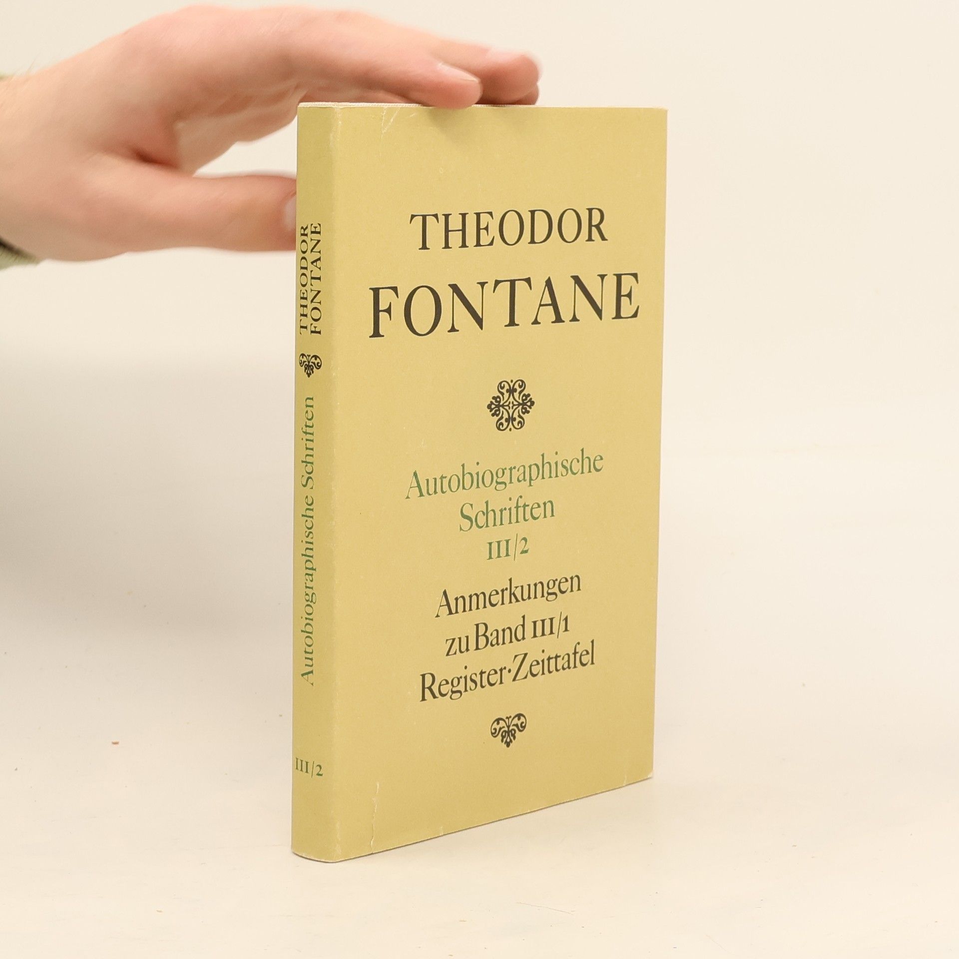 Theodor Fontane Autobiographische Schriften III/2