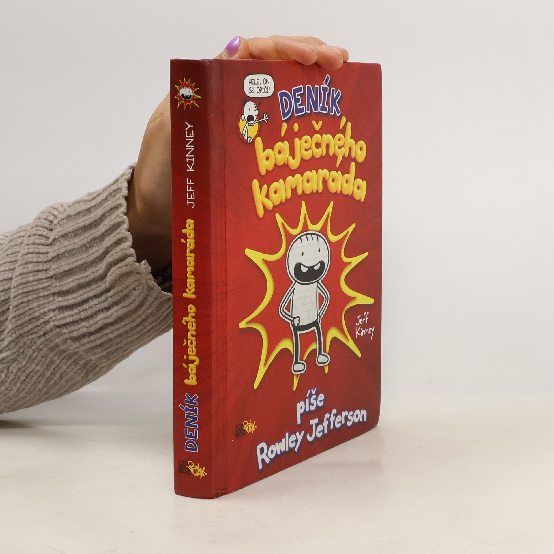 Jeff Kinney Deník báječného kamaráda. Píše Rowley Jefferson