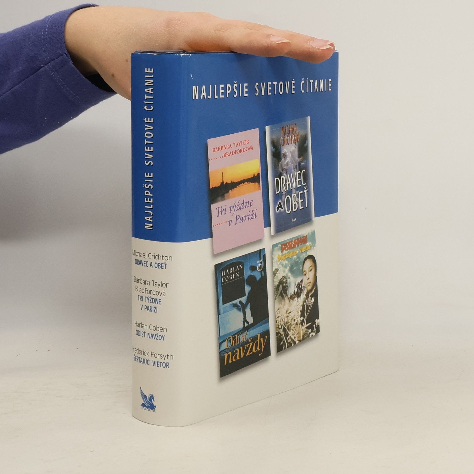 Michael Crichton Najlepšie svetové čítenie: Dravec a obeť. Tri týždne v Paríži. Odísť navždy. Šeptajúci vietor
