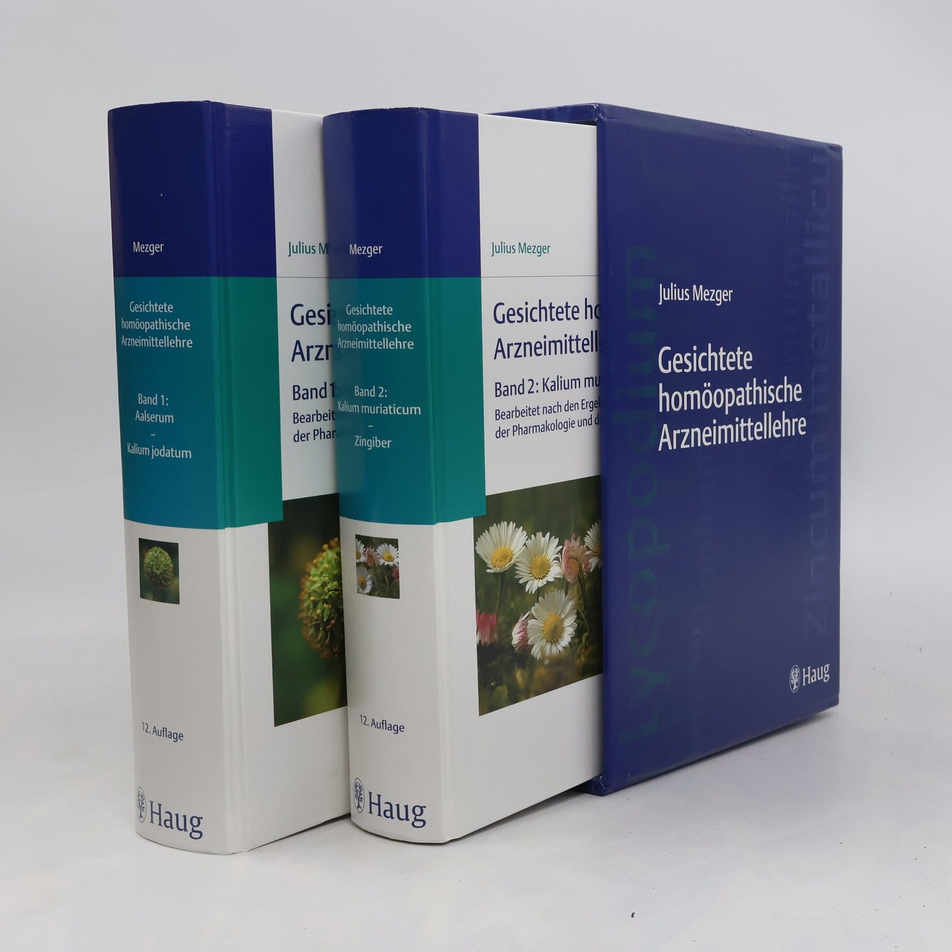 Julius Mezger Gesichtete homöopathische Arzneimittellehre 1-2