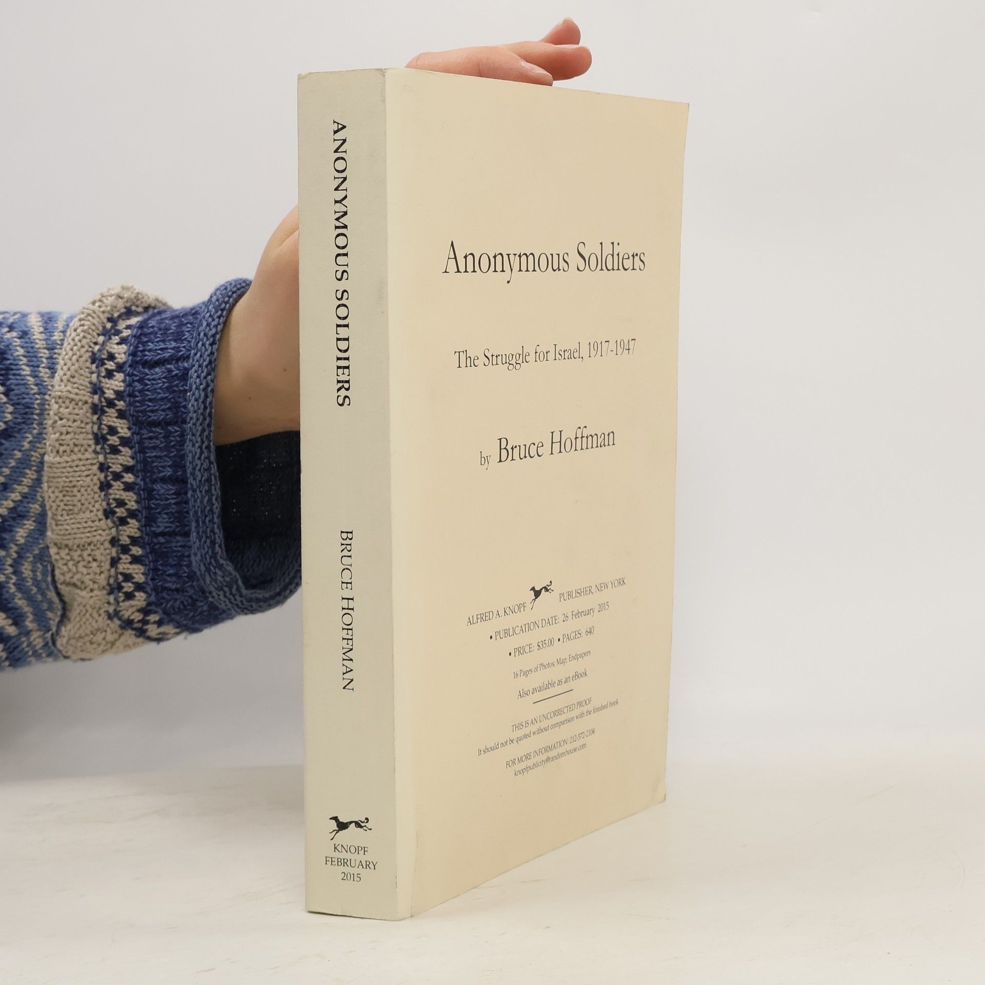 Bruce Hoffmann Anonymous Soldiers