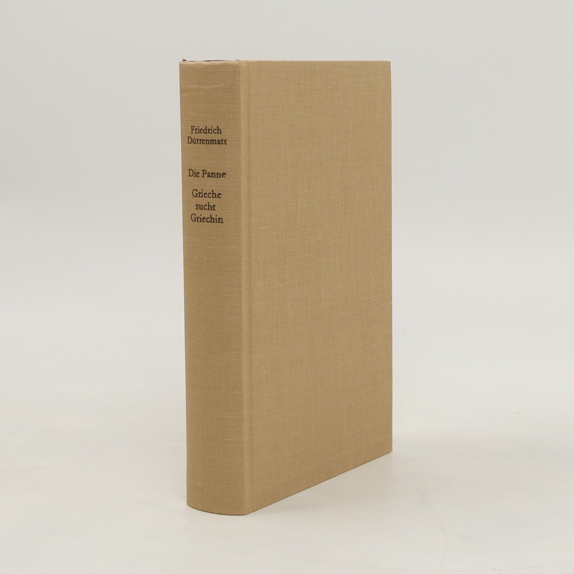 Friedrich Dürrenmatt Die panne. Grieche sucht Griechin