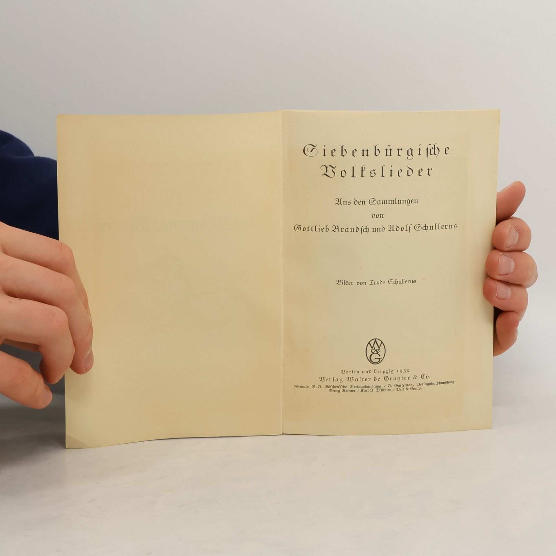 August Lämmle Württembergische Volkslieder mit Bildern und Weisen