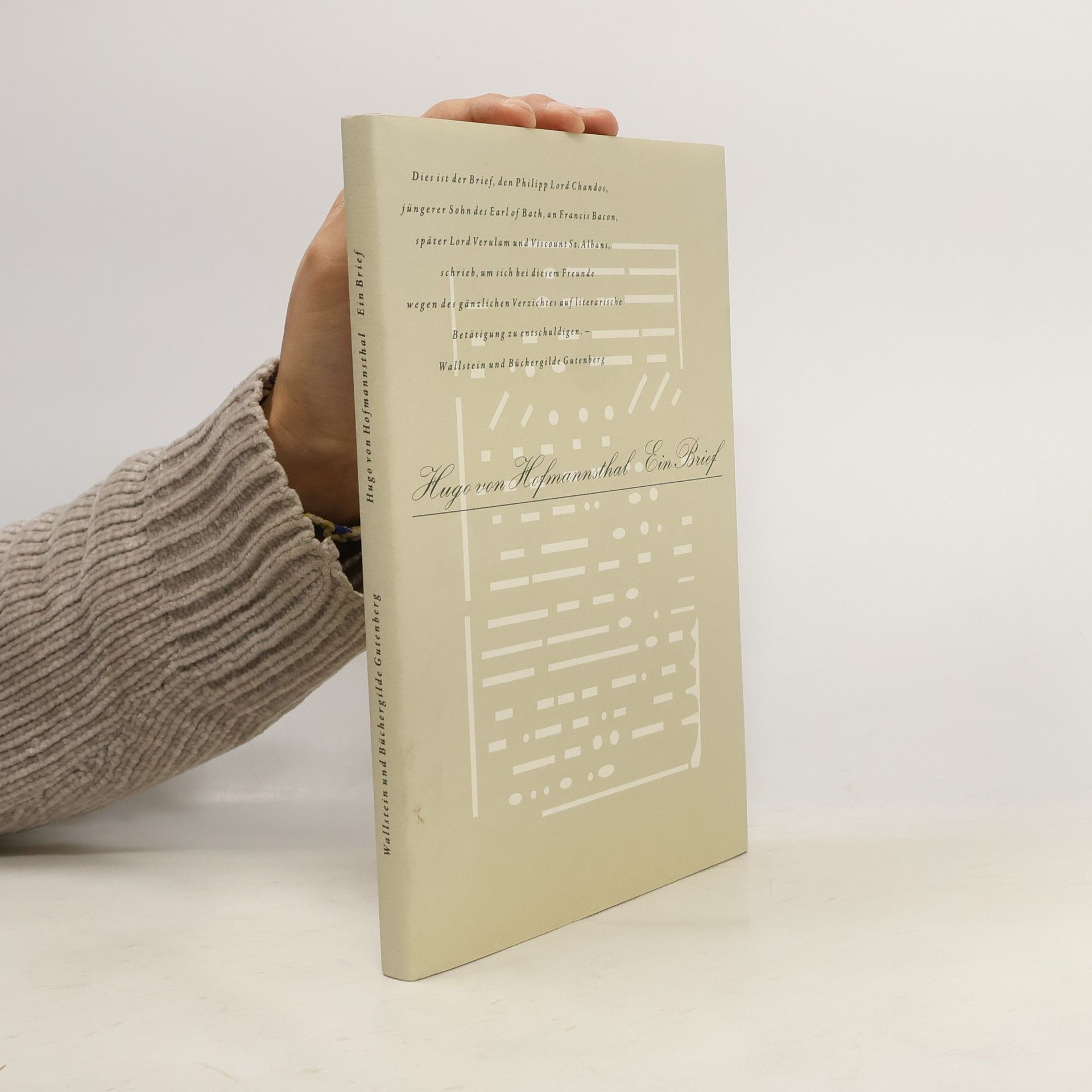 Hugo von Hofmannsthal Ein Brief