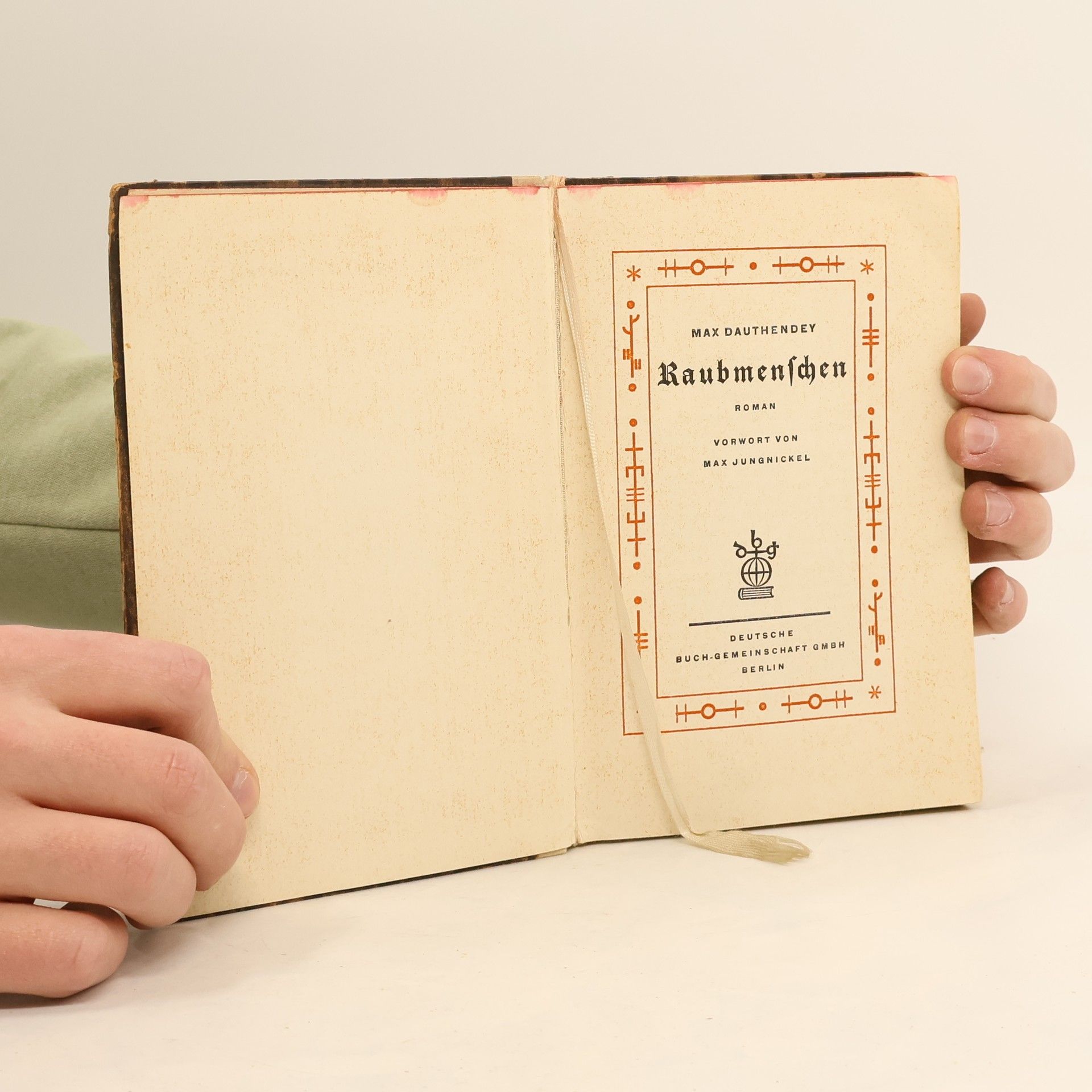 Max Dauthendey Raubmenschen