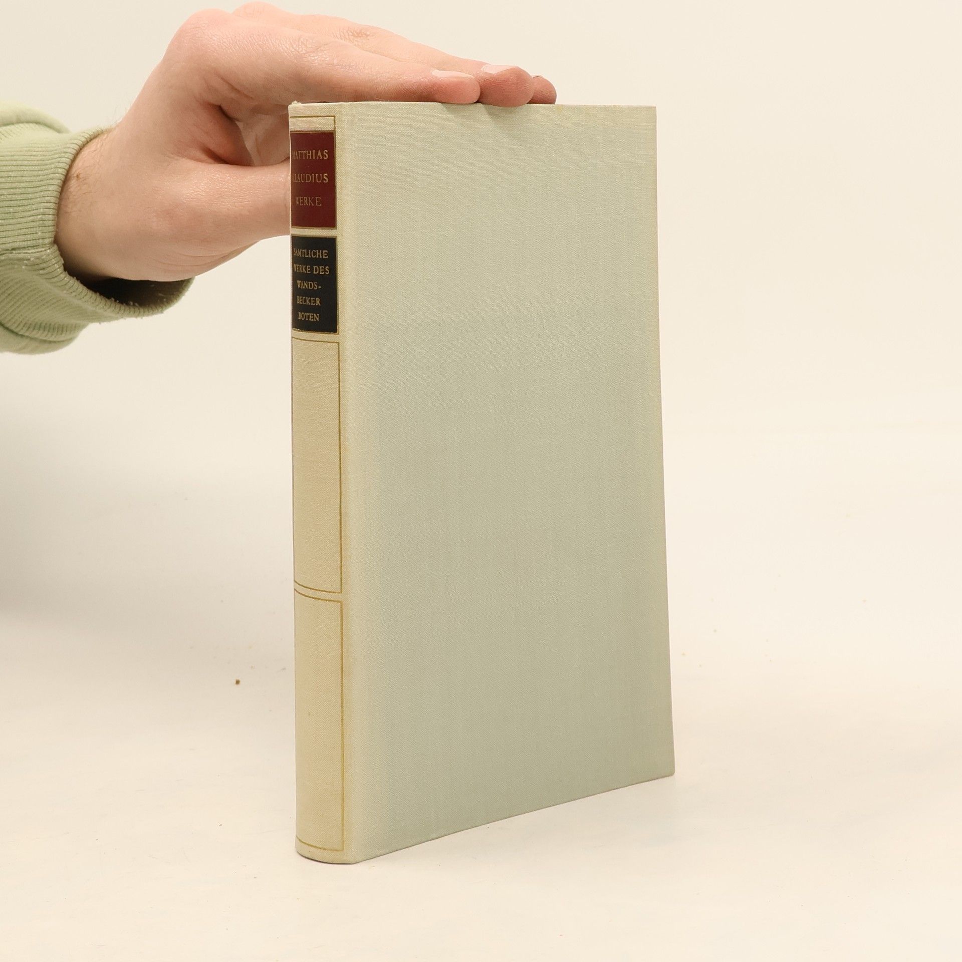 Matthias Claudius Sämtliche Werke des Wandsbecker Boten