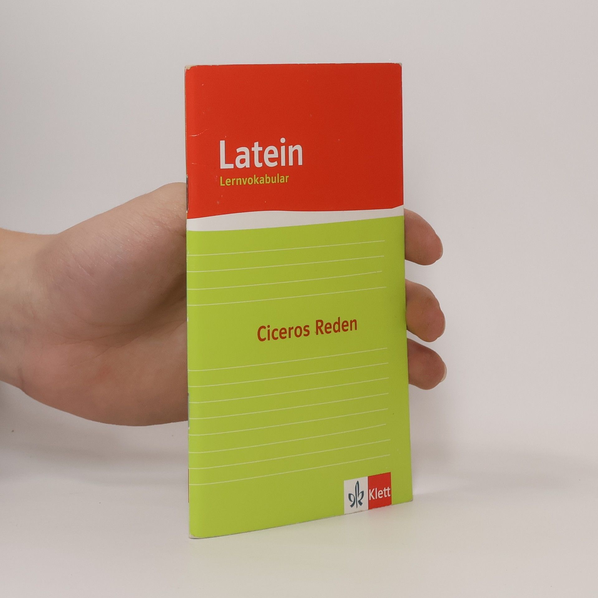 Gottfried Bloch Latein-Lernvokabular Ciceros Reden