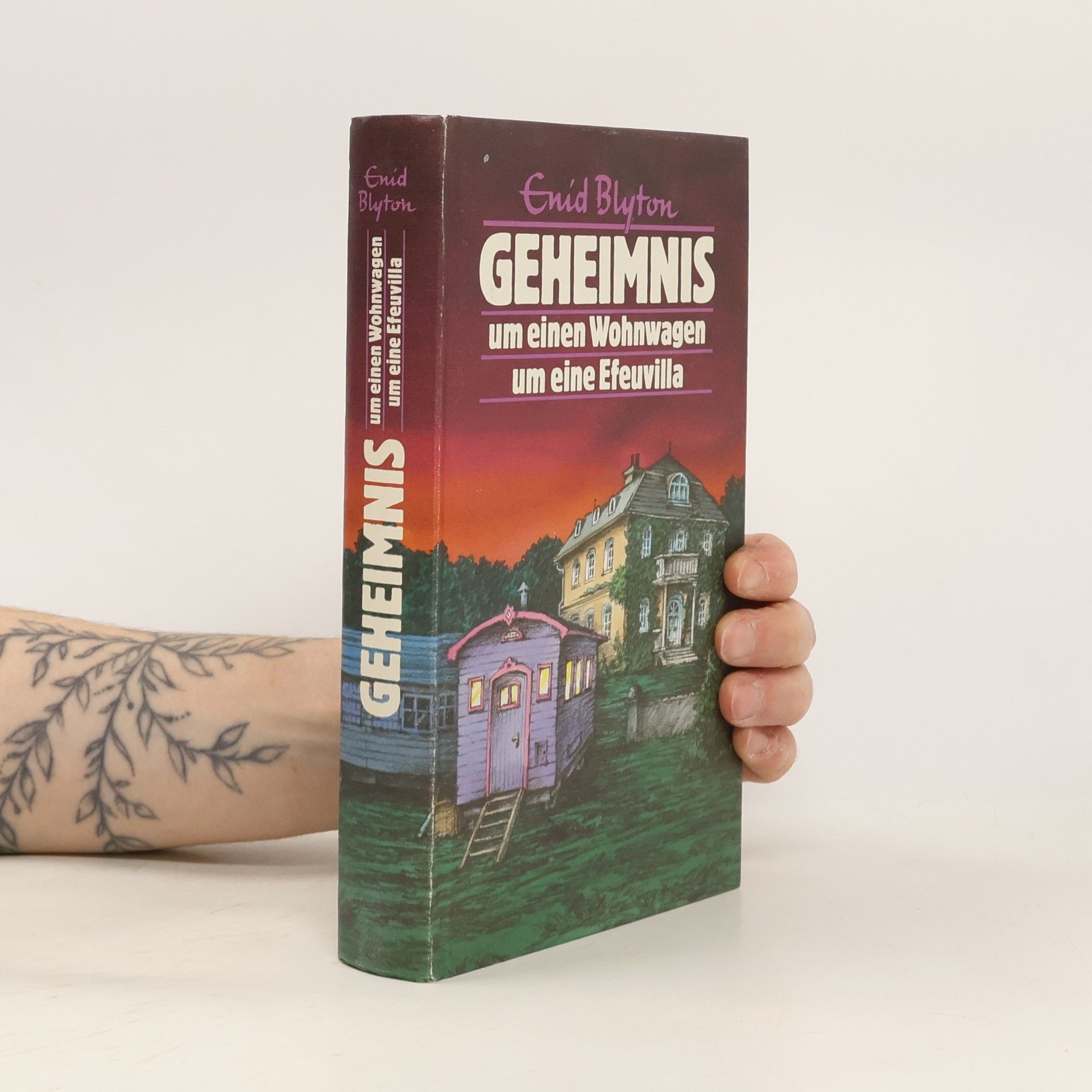Enid Blyton Geheimnis um einen Wohnwagen um eine Efeuvilla