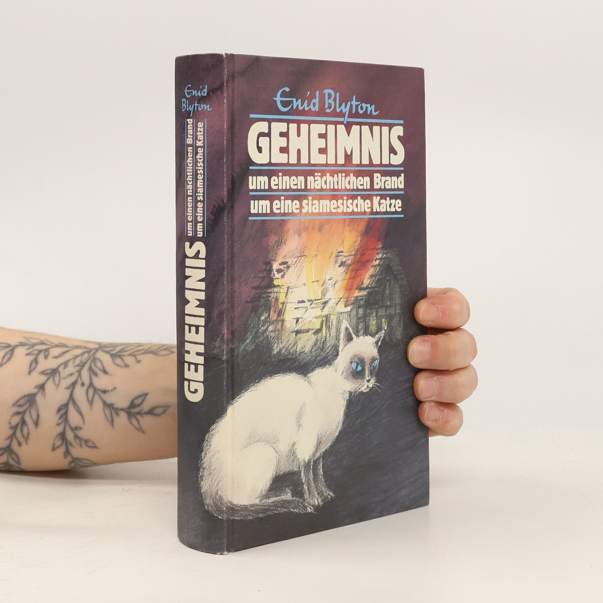 Enid Blyton Geheimnis um einen nächtlichen Brand. Um eine siamesische Katze