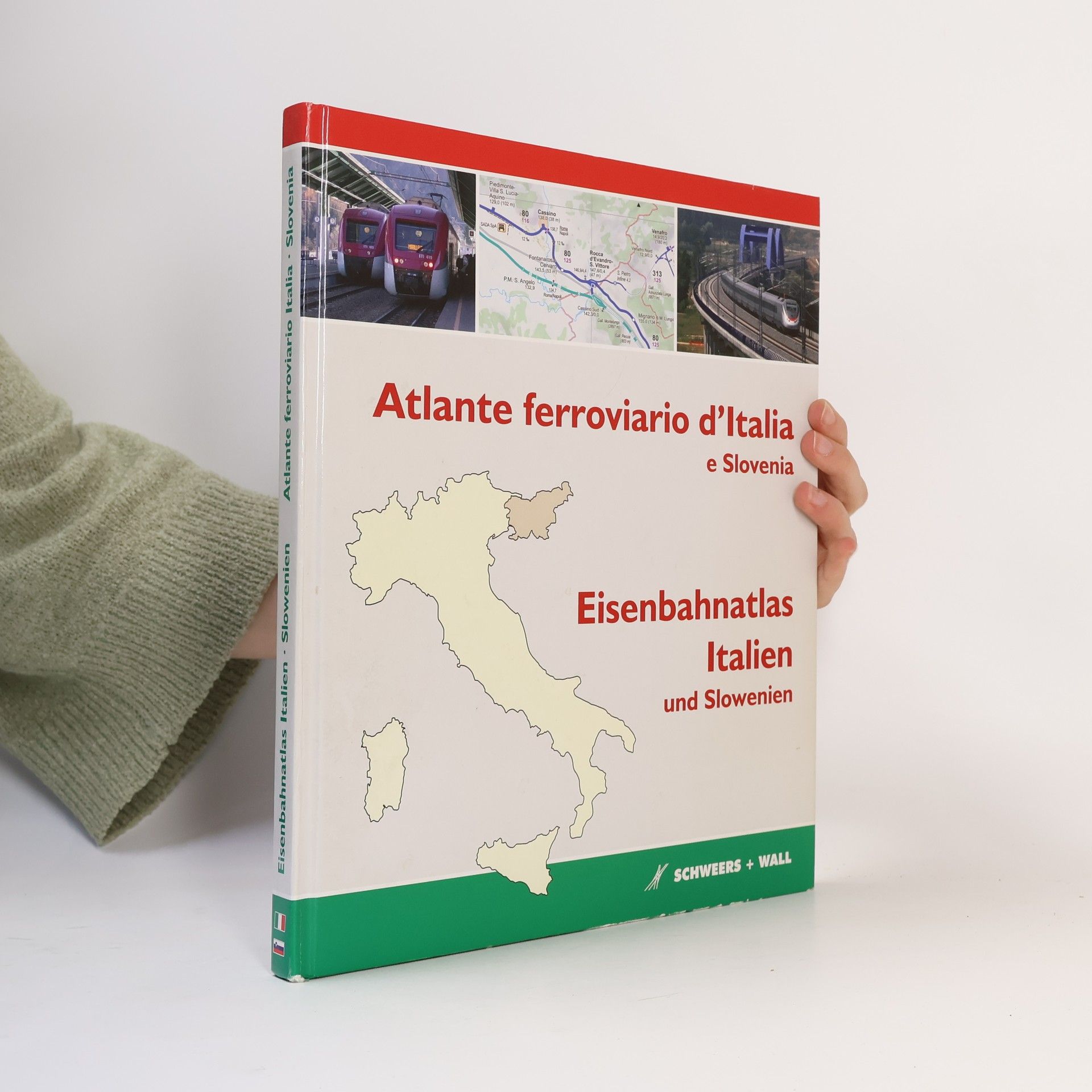 Hans Schweers Eisenbahnatlas Italien und Slowenien