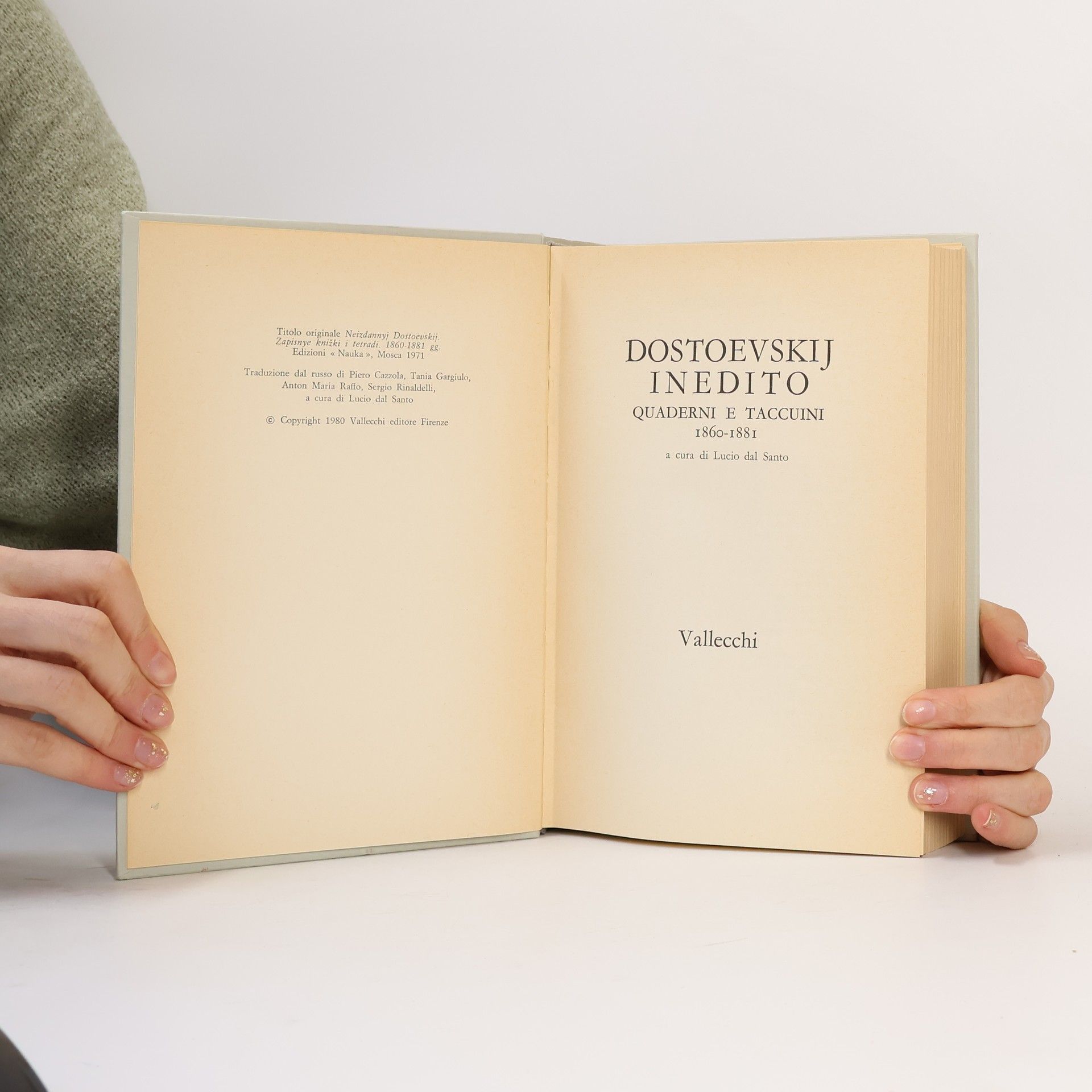 Fyodor Dostoyevsky Dostoevskij inedito. Quaderni e taccuini 1860-1881
