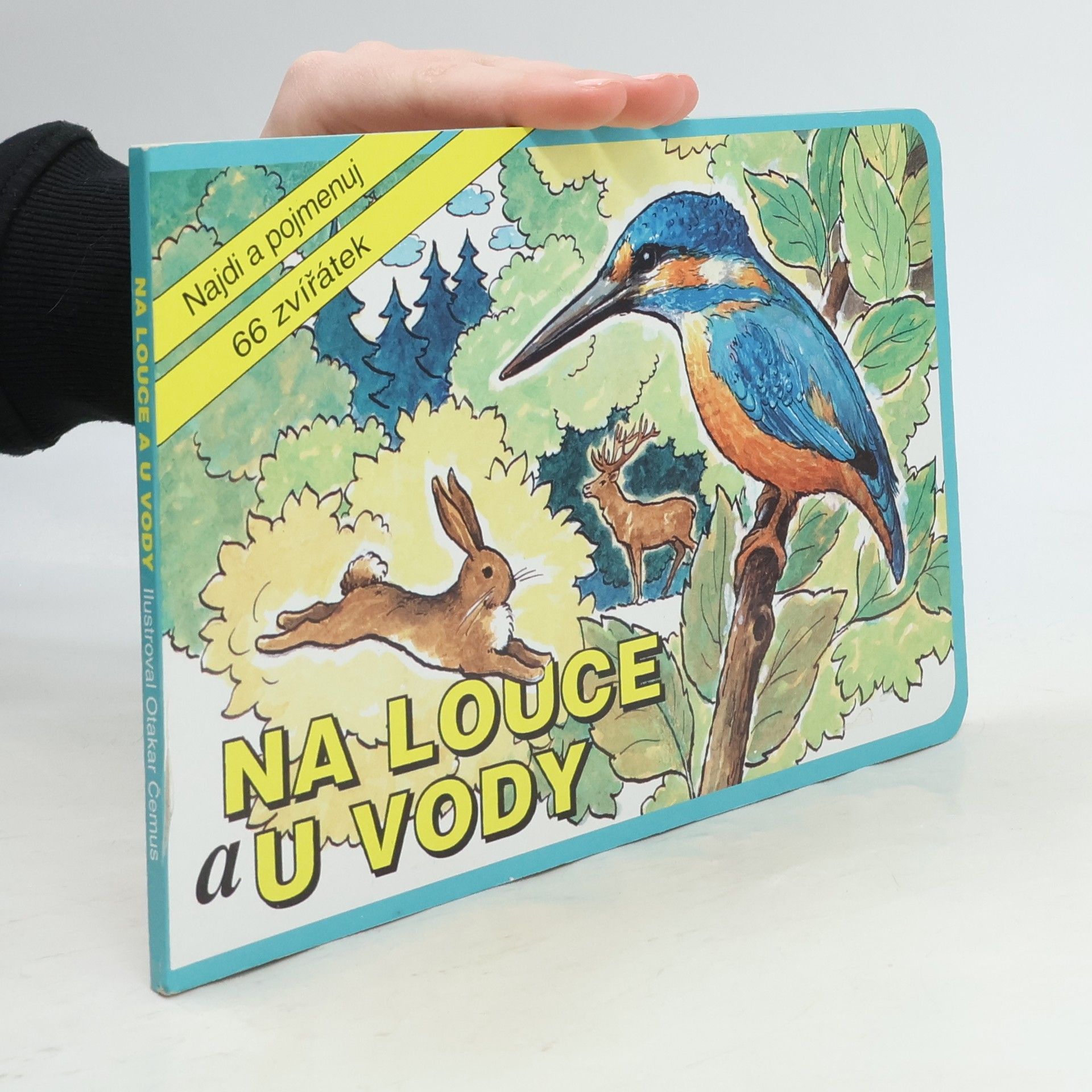 Otakar Čemus Na louce a u vody : najdi a pojmenuj 66 zvířátek