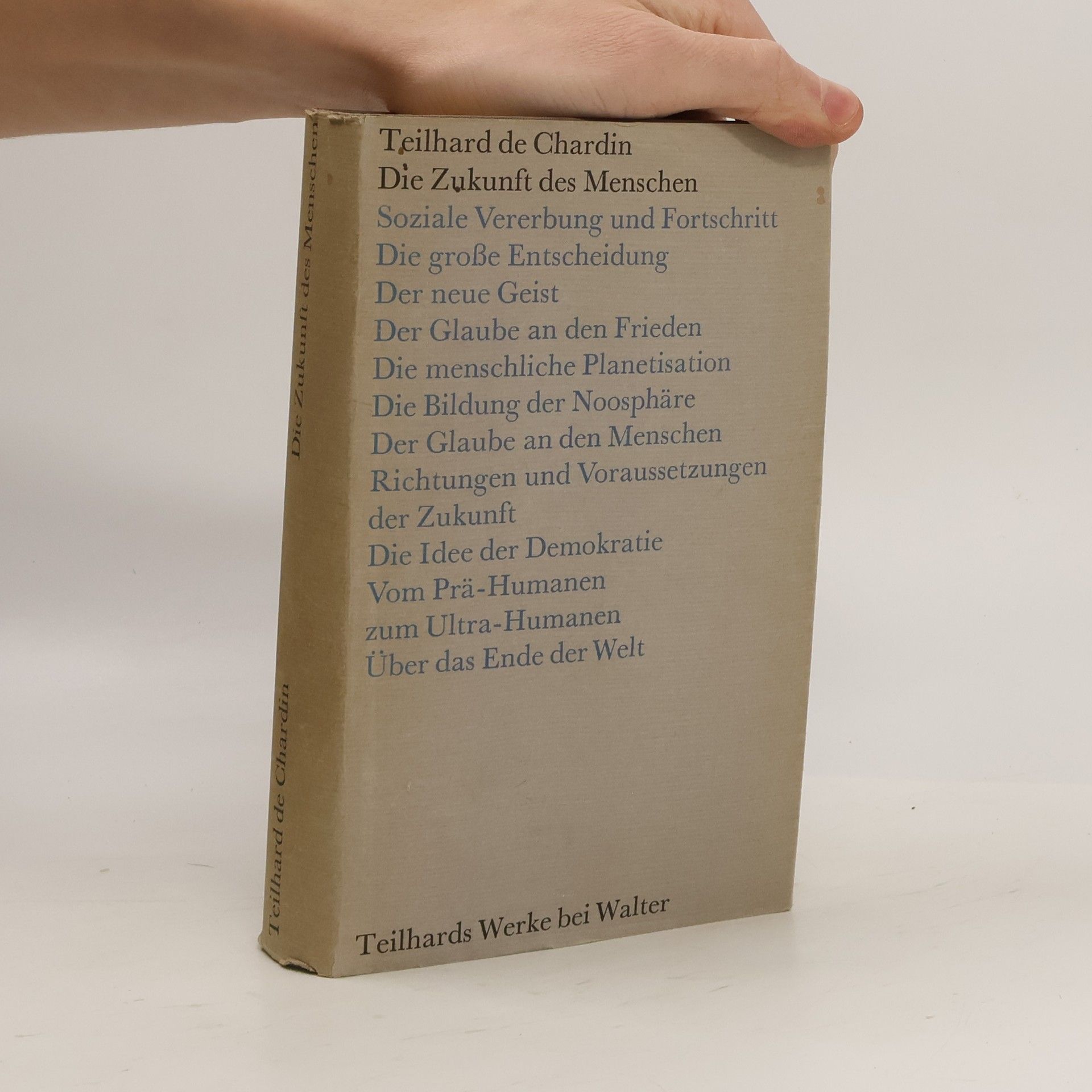 Pierre Teilhard de Chardin Die Zukunft des Menschen