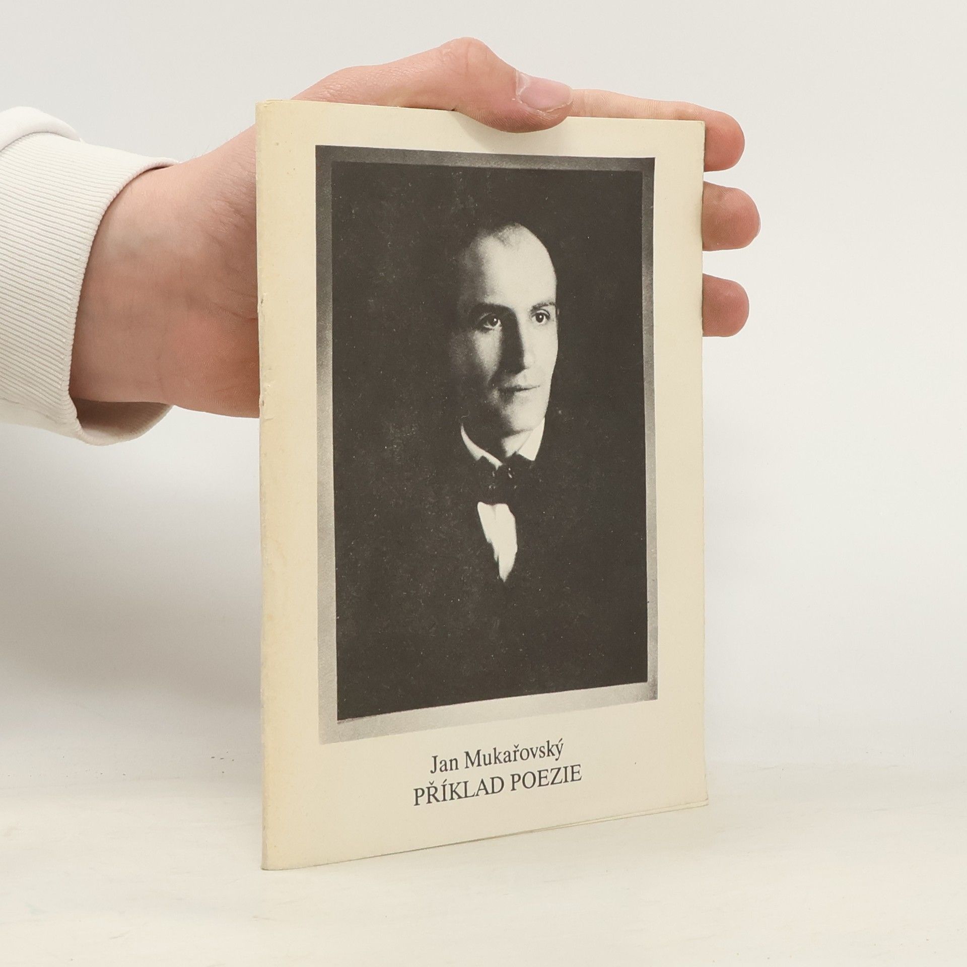 Jan Mukařovský Příklad poezie