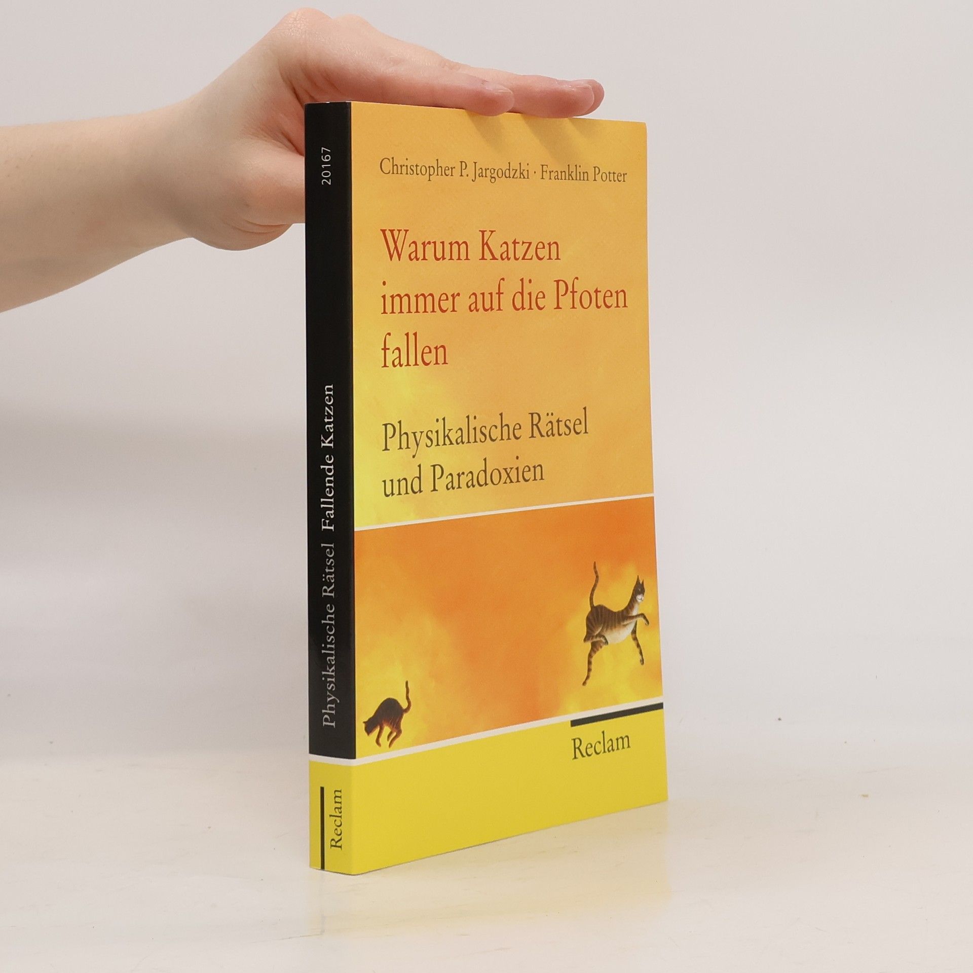Christopher P Jargodzki Reclam Taschenbuch: Warum Katzen immer auf die Pfoten fallen