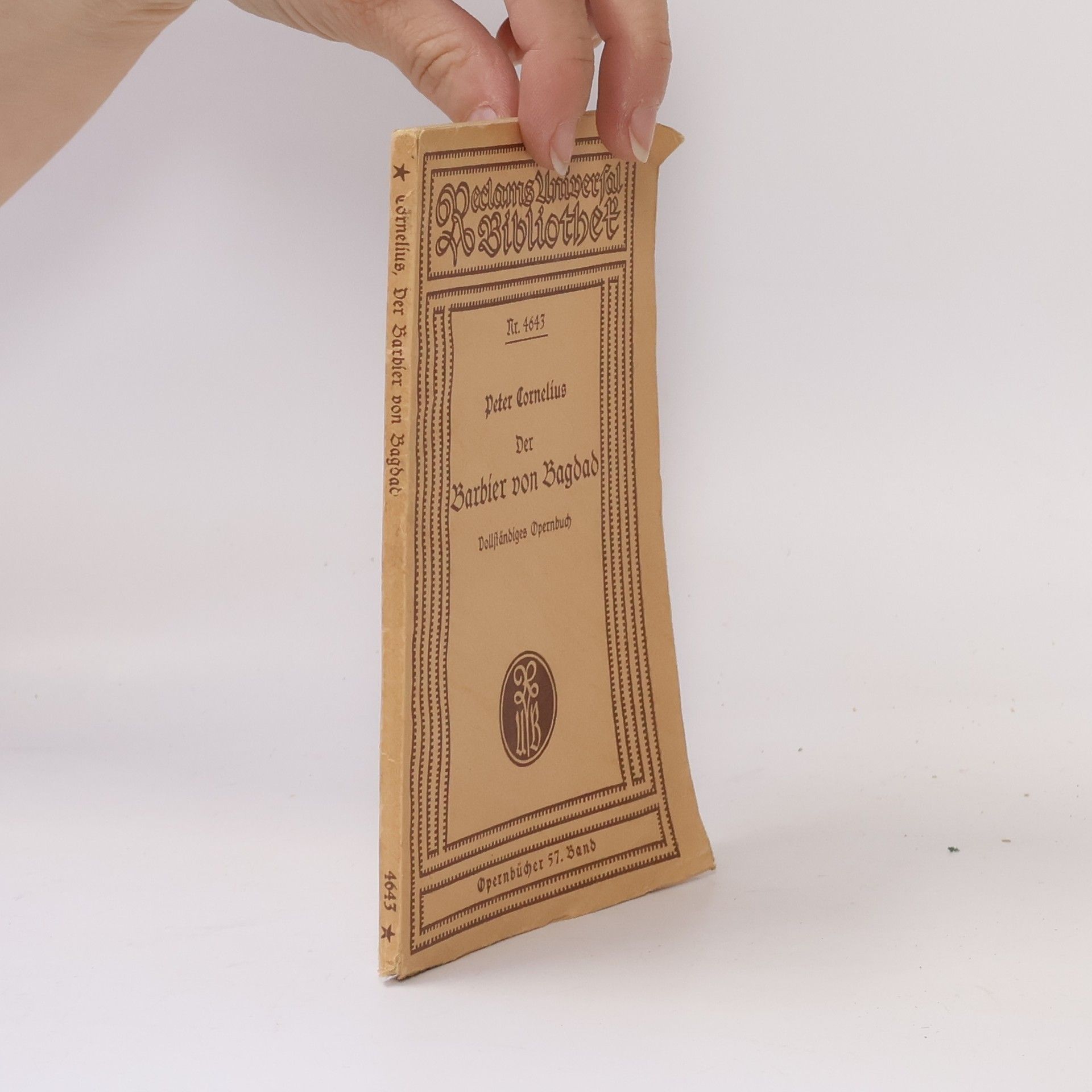 Peter Cornelius Der Barbier von Bagdad