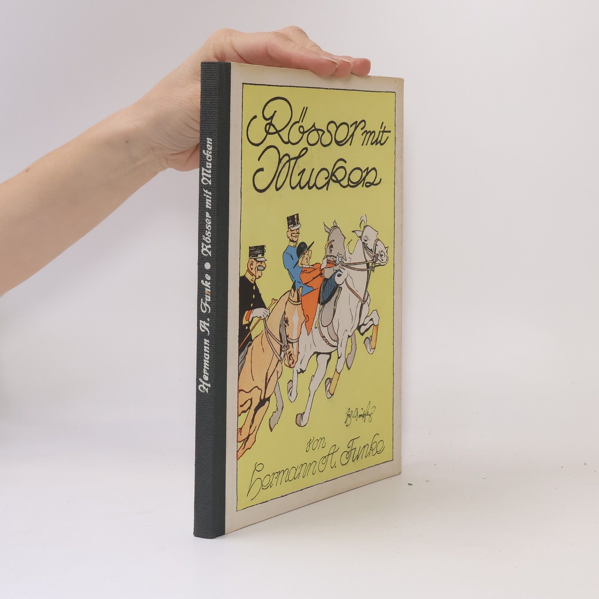 Hermann August Funke Rösser mit Mucken