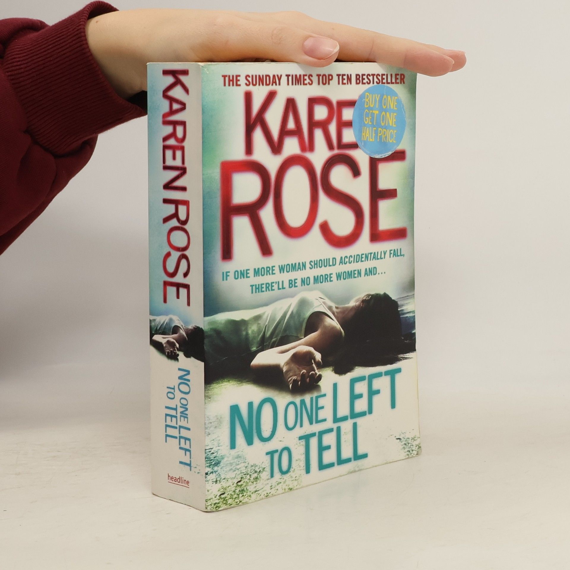 Karen Rose No one left to tell. Todeskleid, englische Ausgabe
