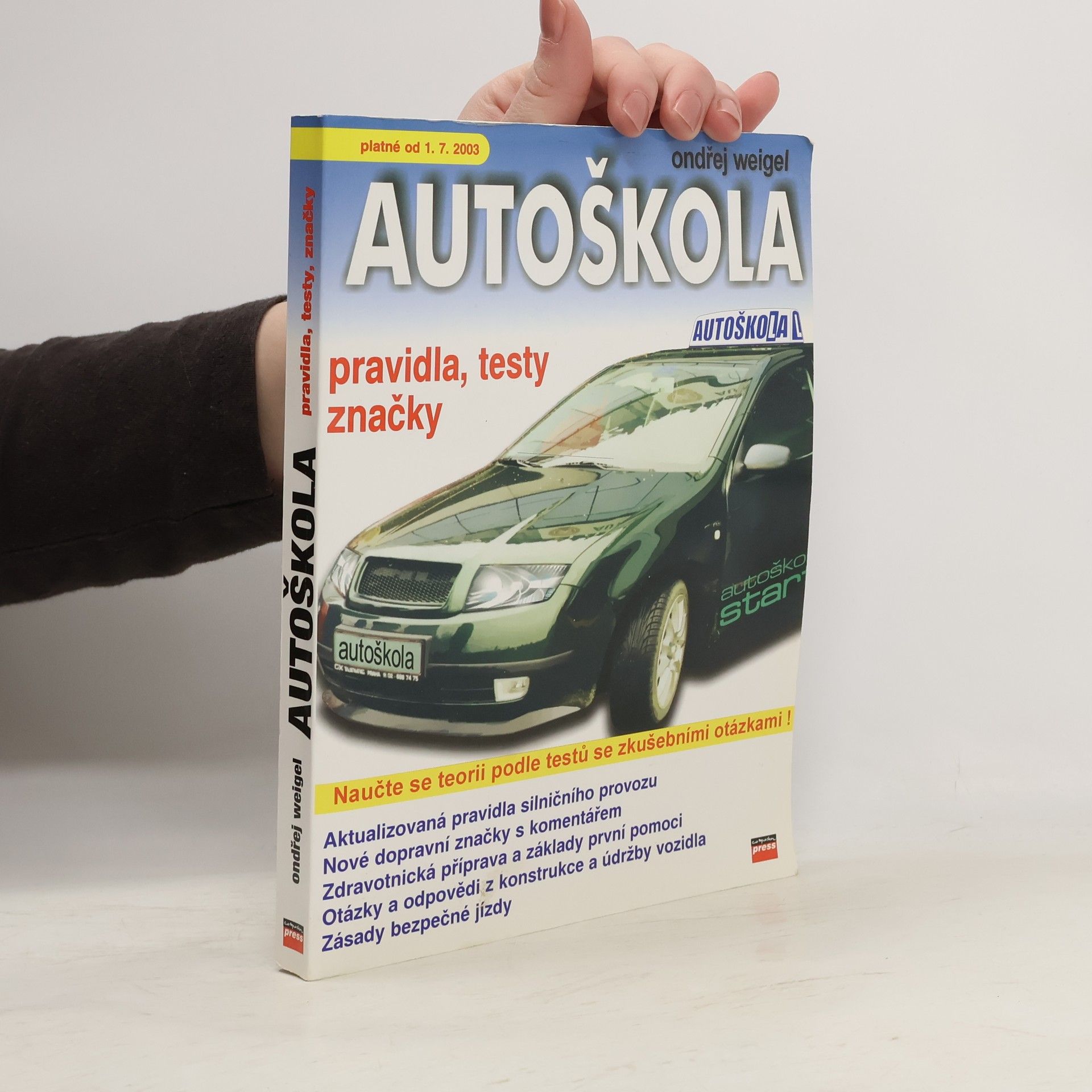 Ondřej Weigel Autoškola: pravidla, testy, značky