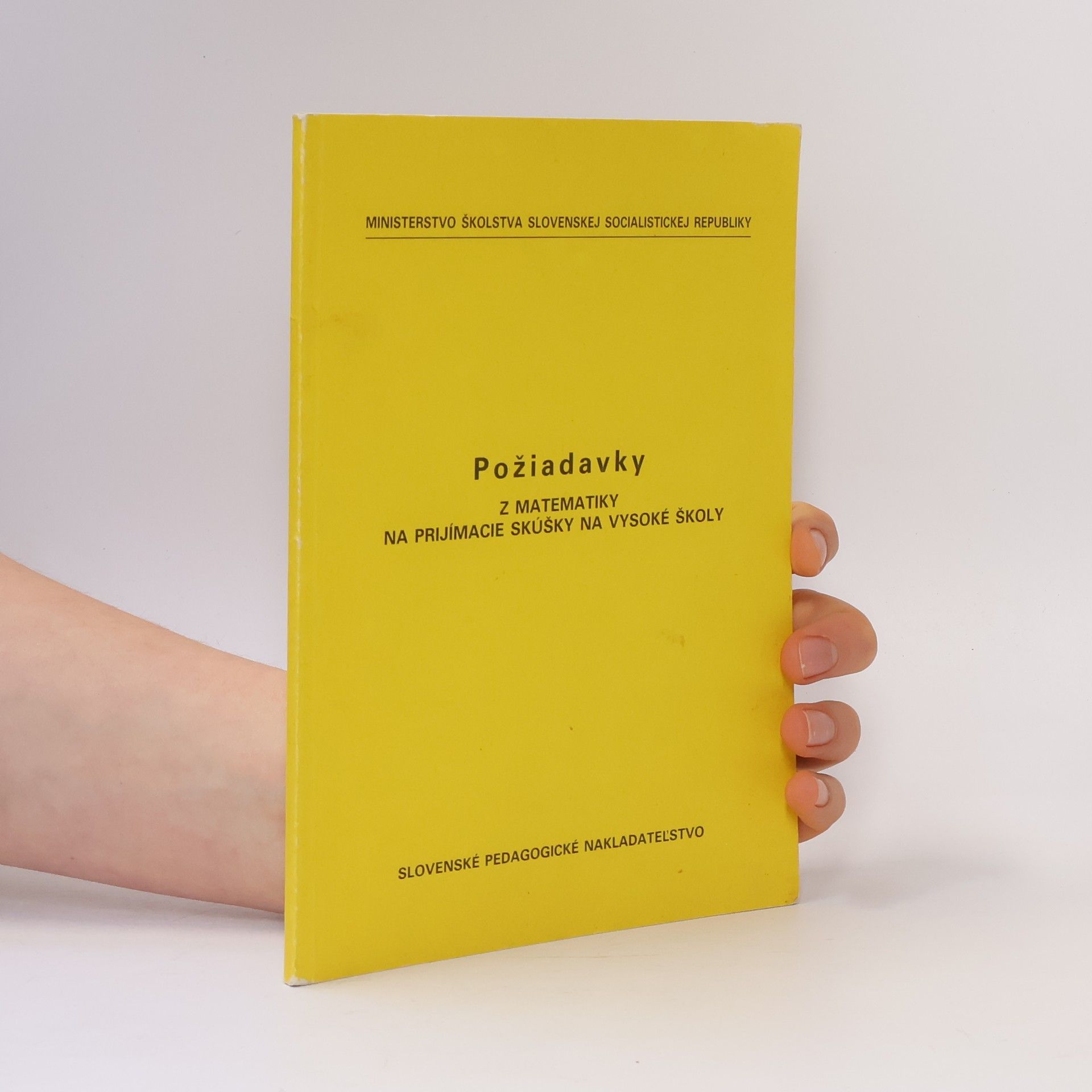 Autores varios Požiadavky z matematiky na prijímacie skúšky na vysoké školy