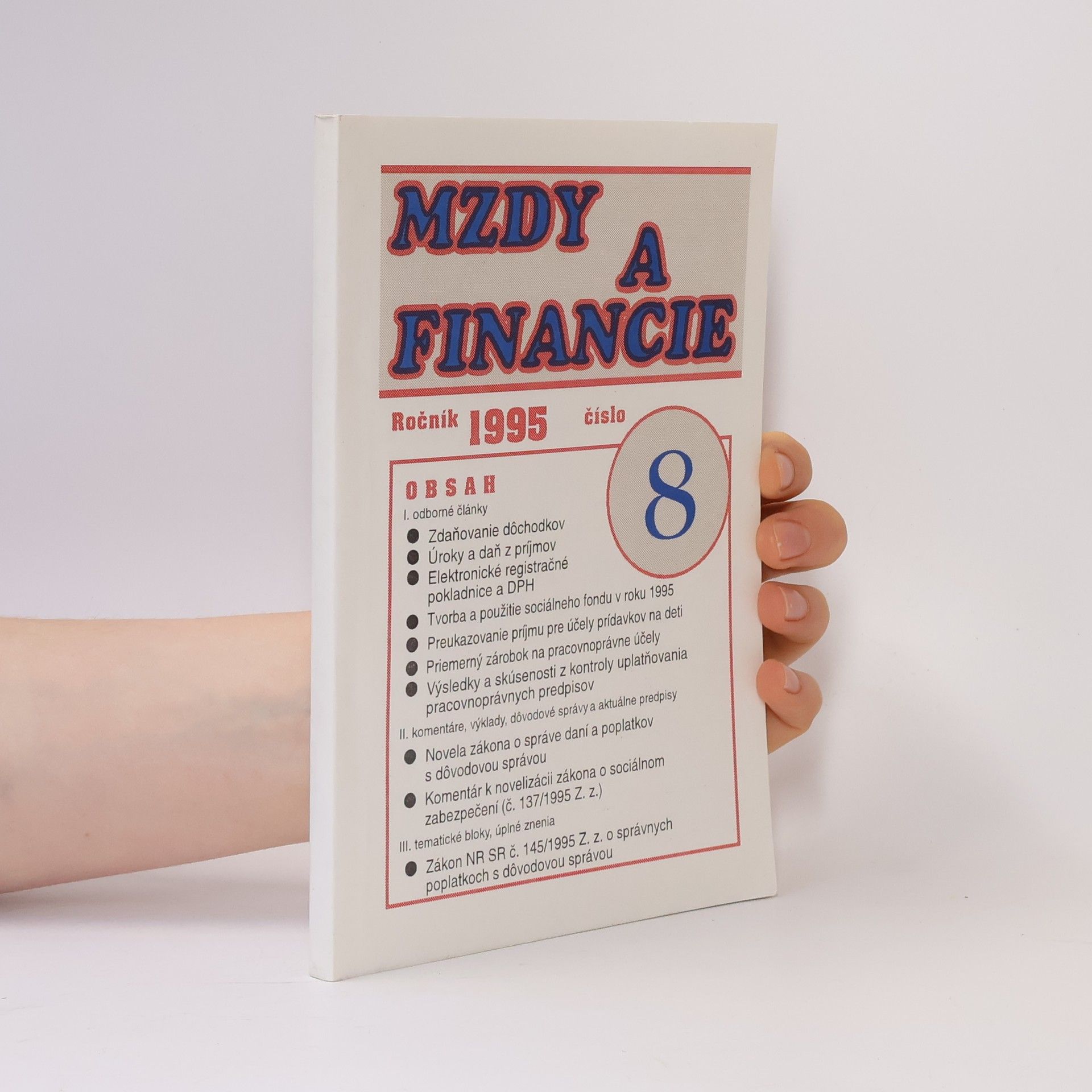 Kolektiv autorů Mzdy a financie 8