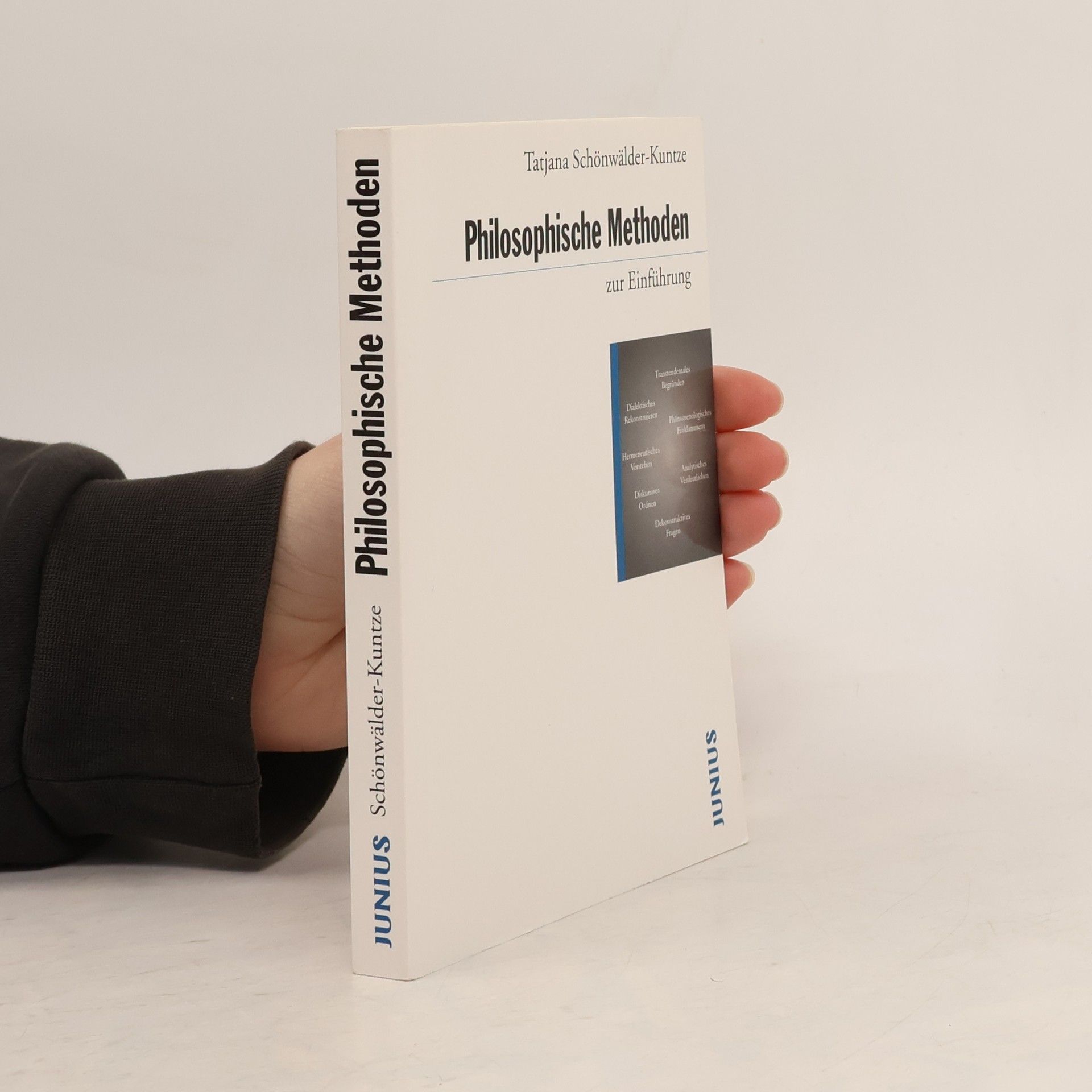 Tatjana Schönwälder-Kuntze Philosophische Methoden zur Einführung