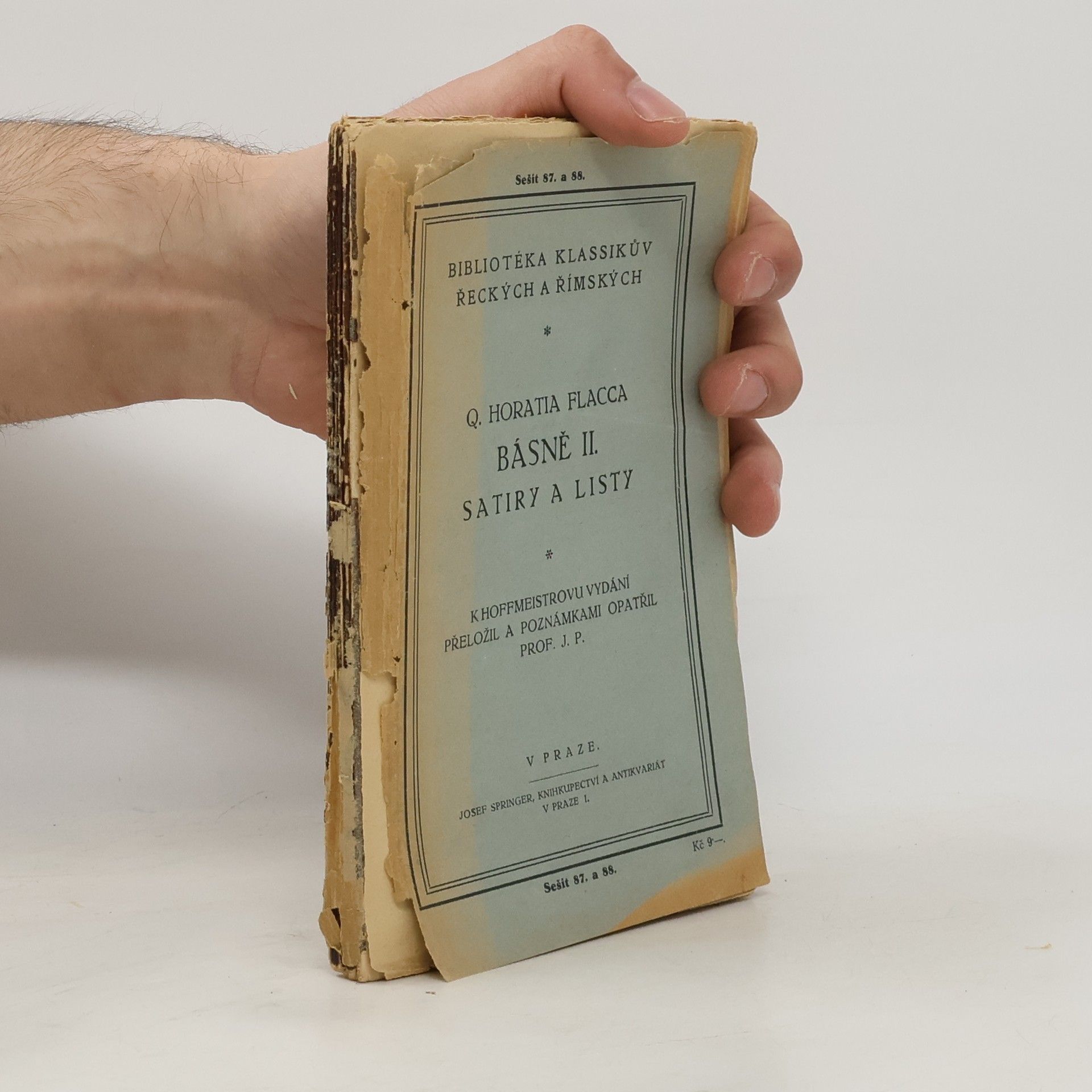 Básně II. Satiry a listy