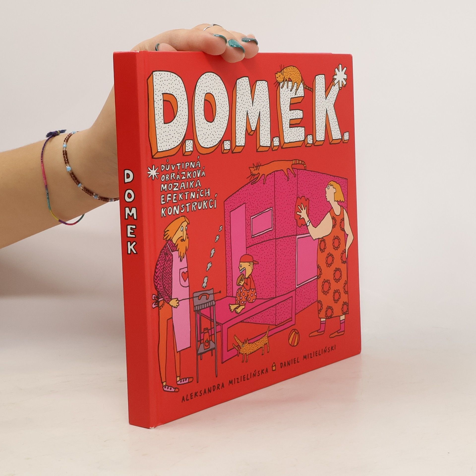 Aleksandra Mizielińska D.O.M.E.K. DOMEK. Důvtipná obrázková mozaika efektních konstrukcí