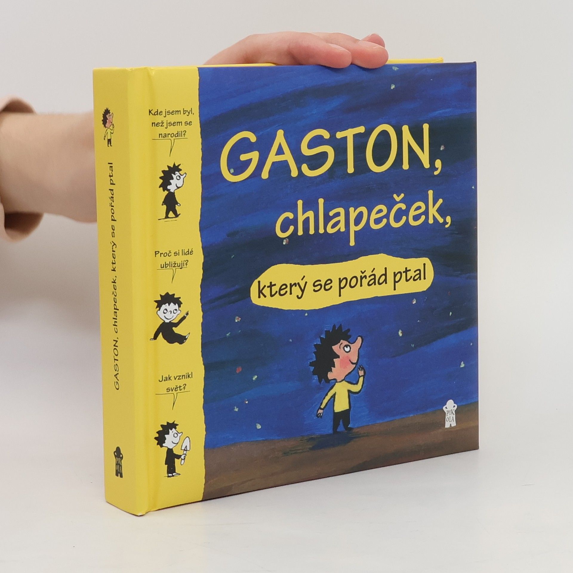 Catherine Proteaux Zuber Gaston, chlapeček, který se pořád ptal